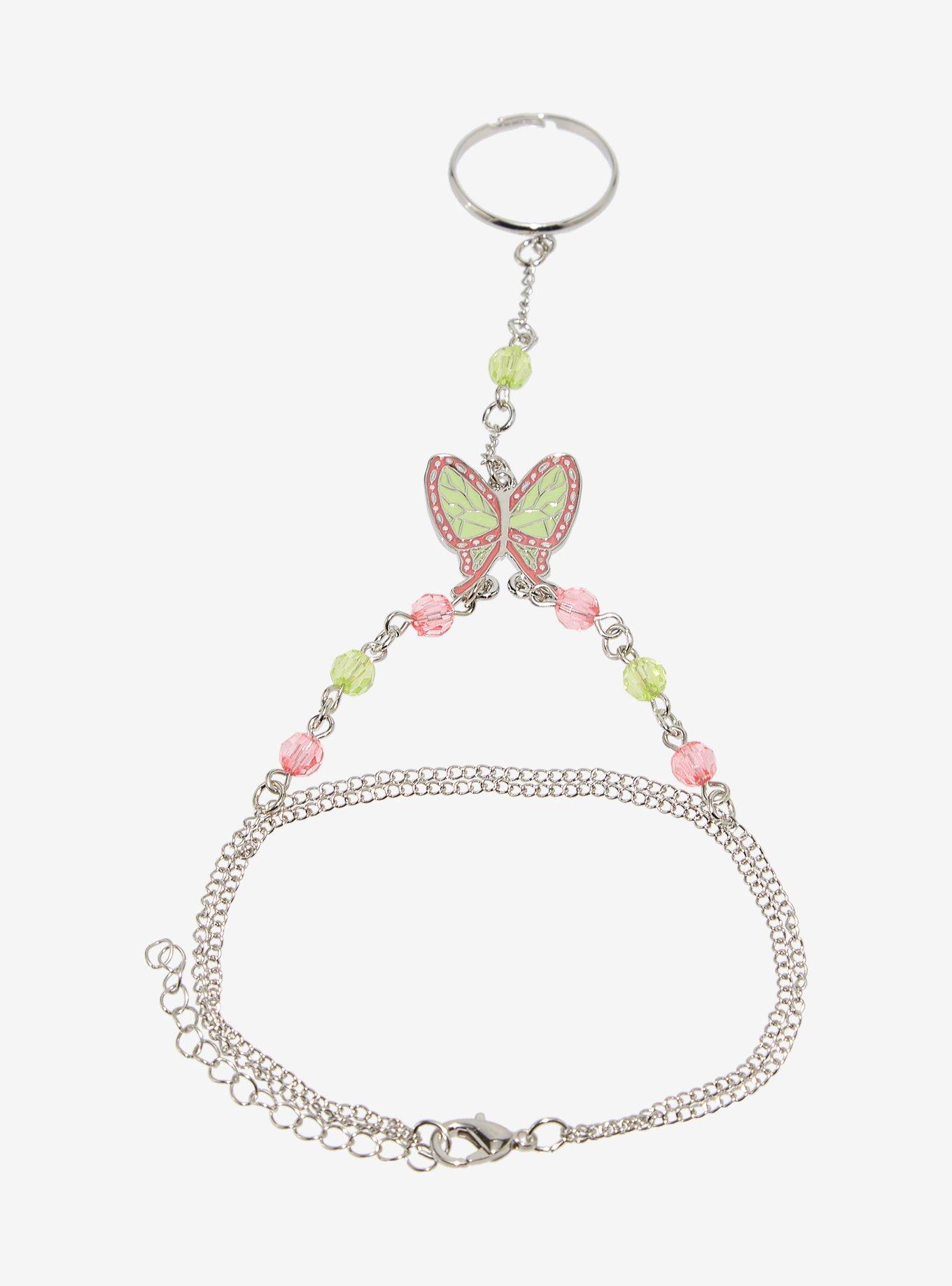 Demon Slayer: Kimetsu No Yaiba Kanao Butterfly Hand Ring Bracelet, , hi-res