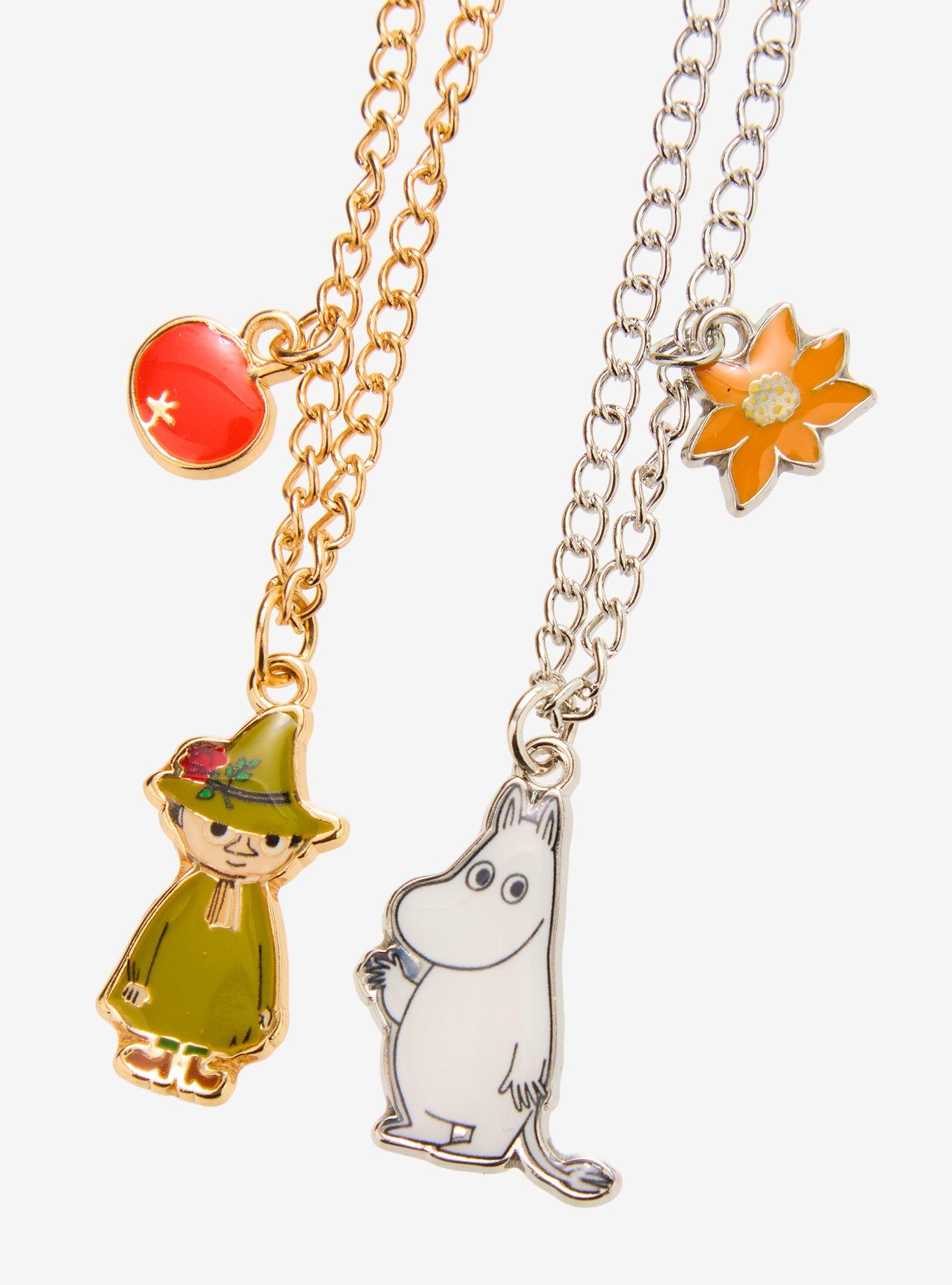 Moomin & Snufkin Best Friend Necklace Set, , alternate - view 3