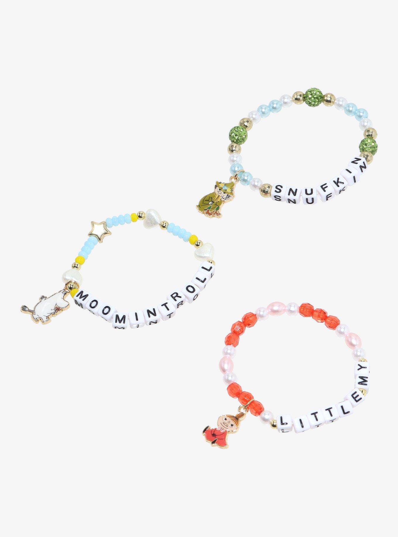 Moomin Character Bead Bracelet Set, , hi-res