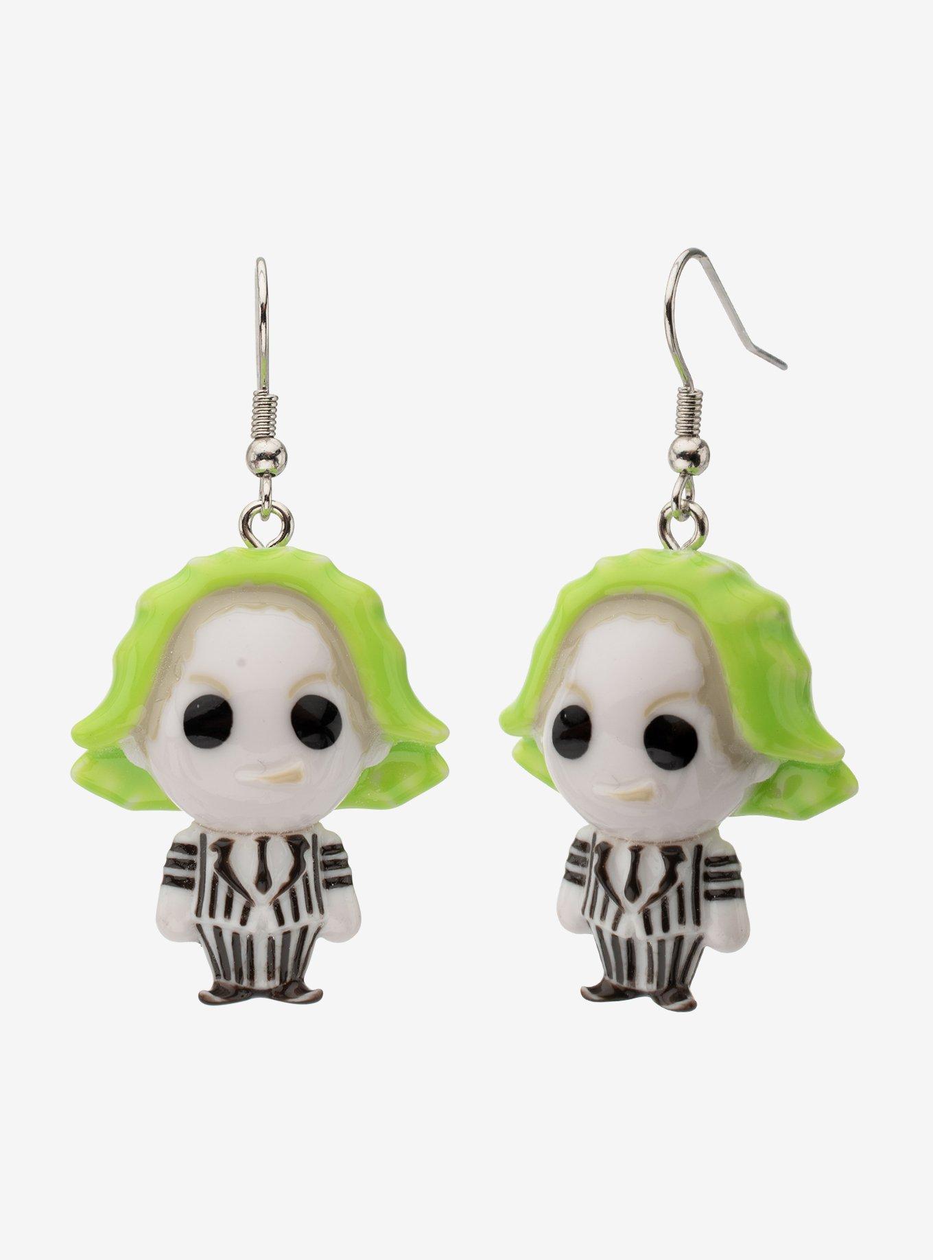 Beetlejuice 3D Beetlejuice Drop Earrings, , hi-res