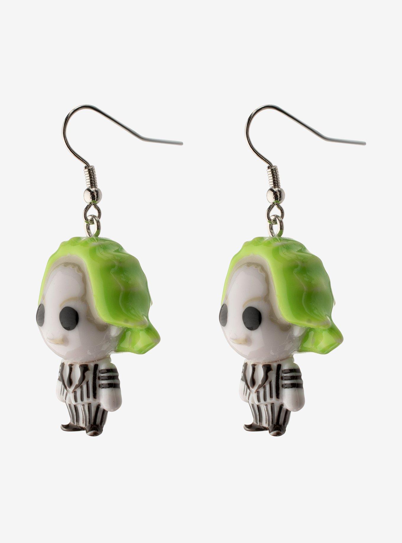 Beetlejuice 3D Beetlejuice Drop Earrings, , alternate - view 3