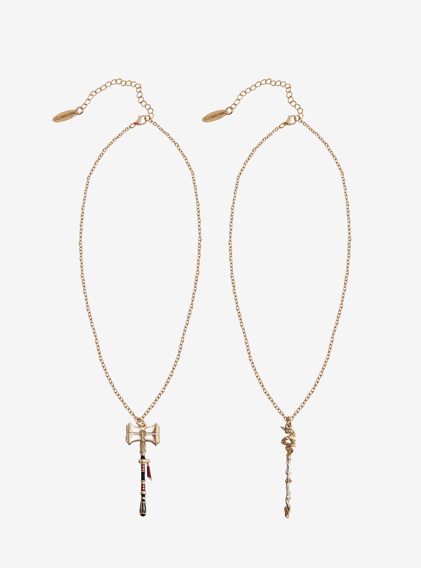 Arcane Viktor & Jayce Weapon Glow-In-The-Dark Best Friend Necklace Set, , hi-res