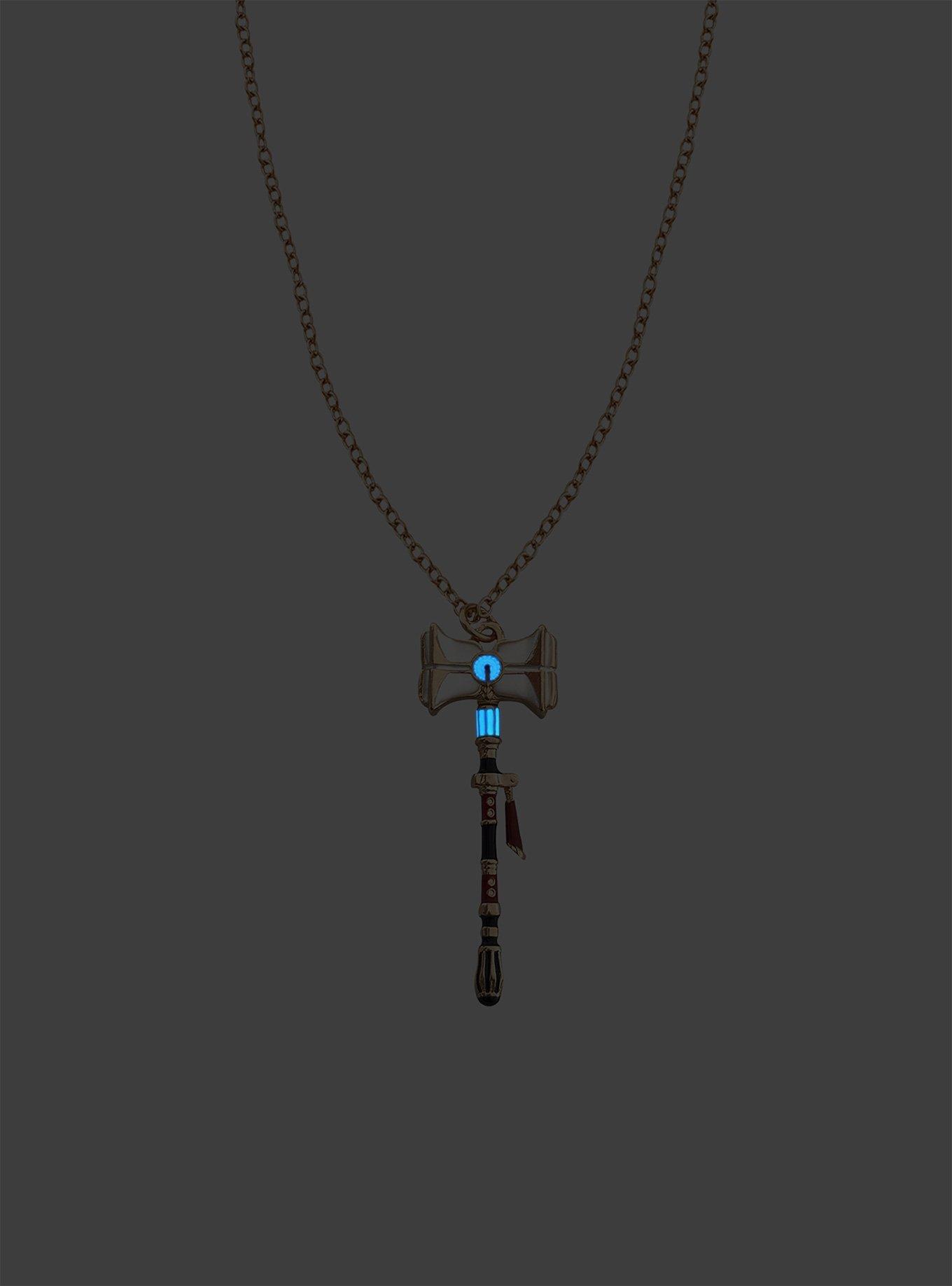 Arcane Viktor & Jayce Weapon Glow-In-The-Dark Best Friend Necklace Set, , alternate - view 3