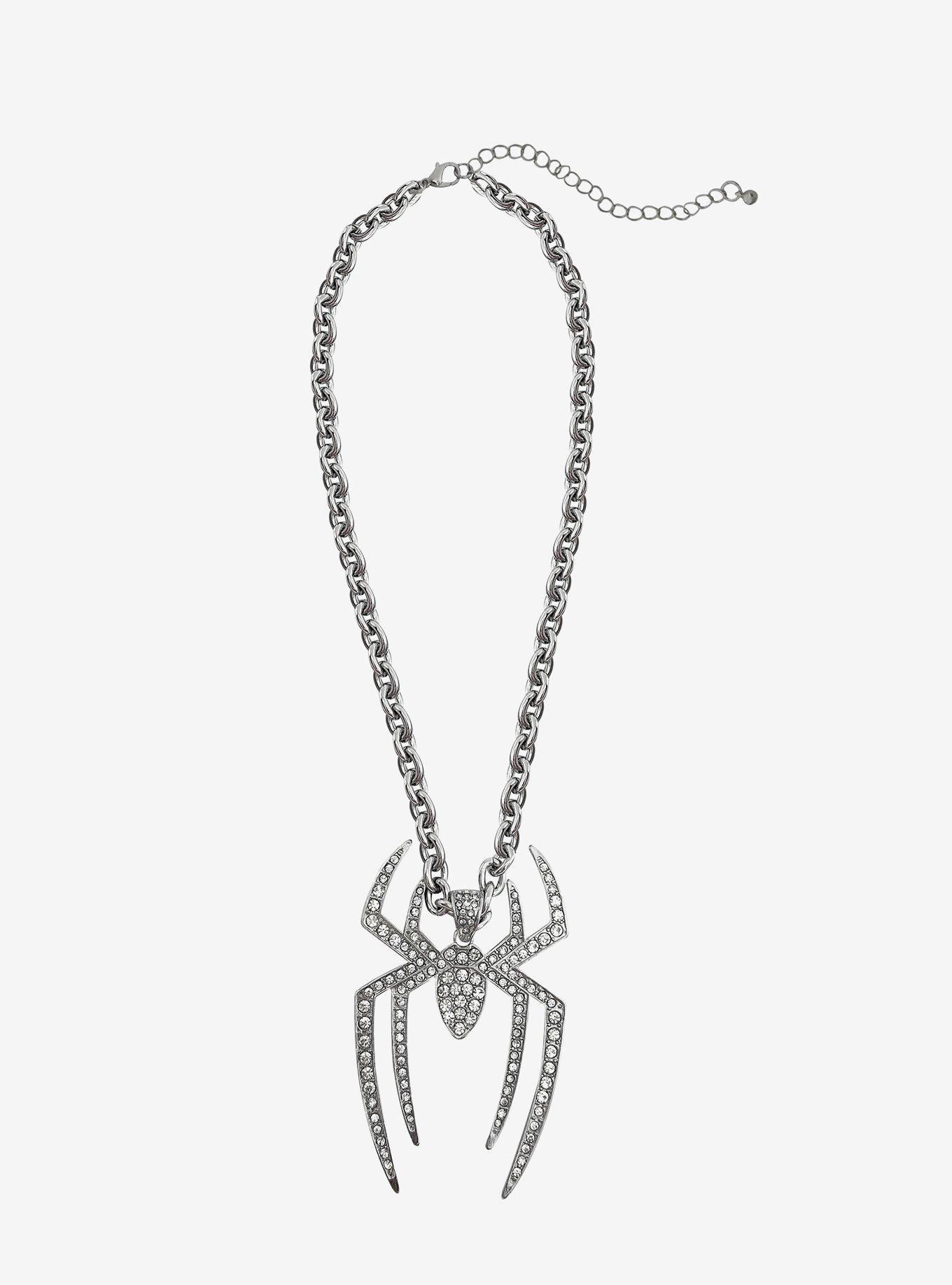 Her Universe Marvel Spider-Man: Brand New Day Bling Logo Necklace, , hi-res