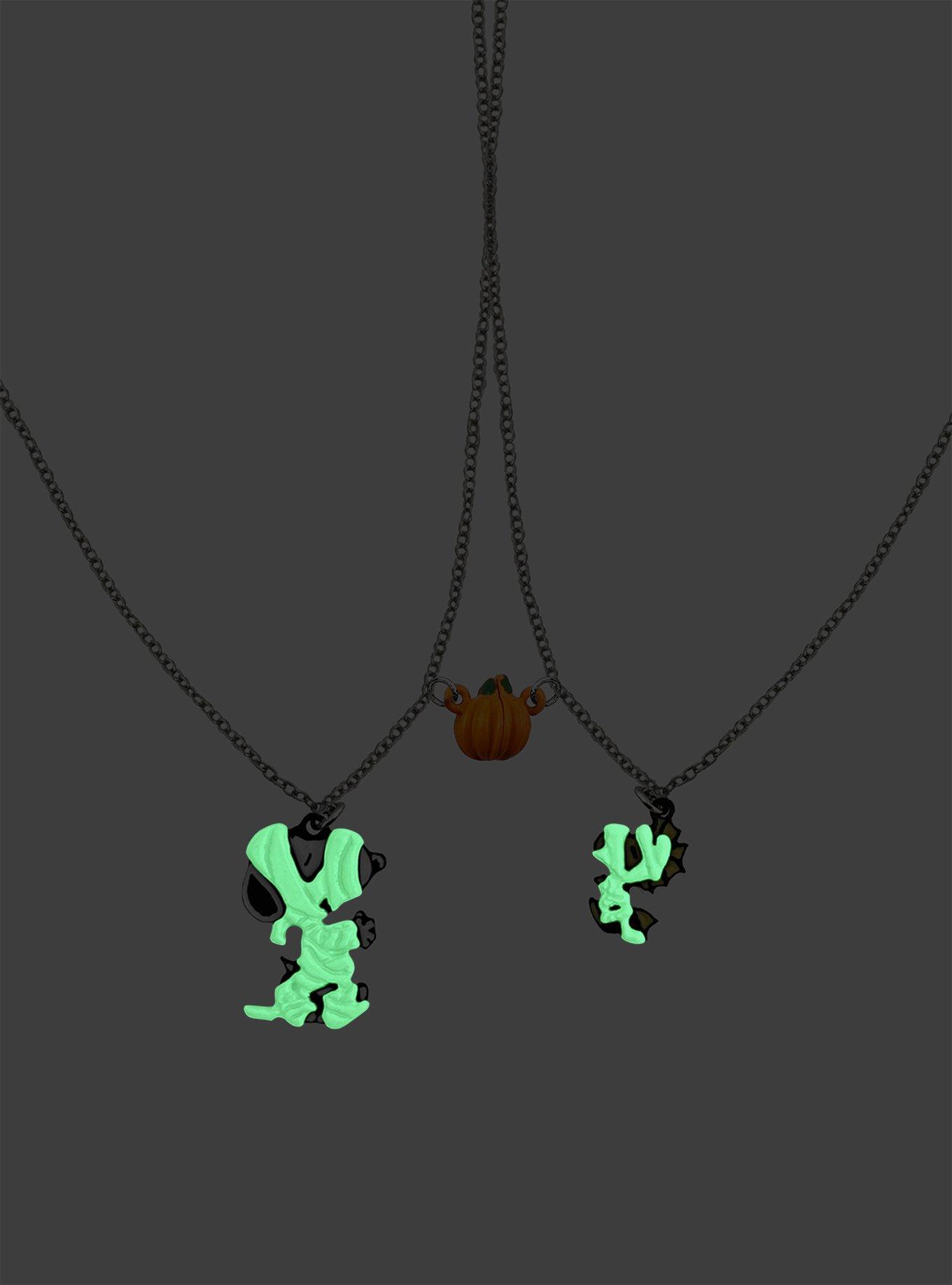Peanuts Snoopy & Woodstock Mummy Best Friend Necklace Set, , alternate