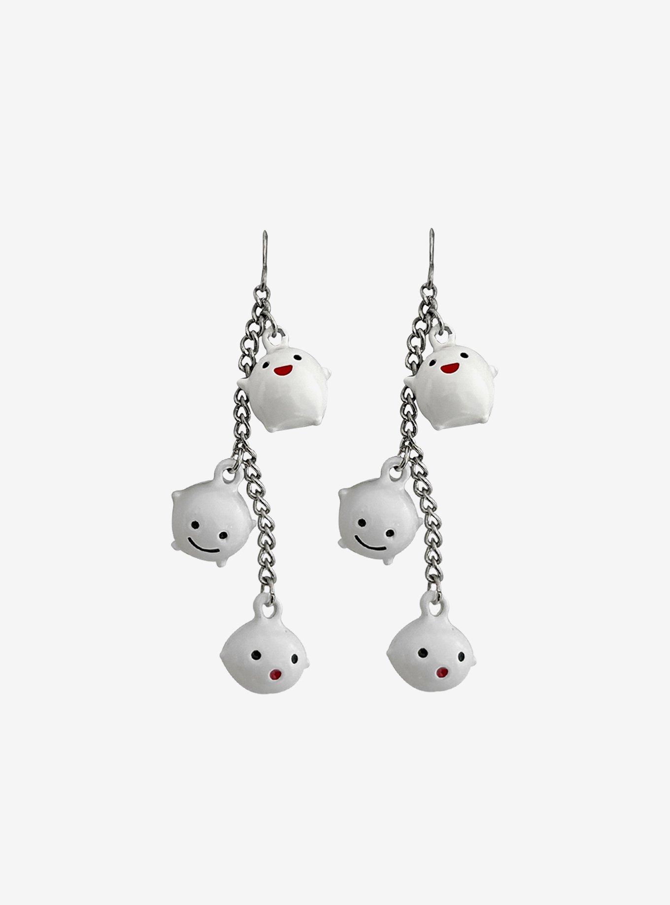 Studio Ghibli&reg; The Boy And The Heron Warawara Drop Earrings, , hi-res