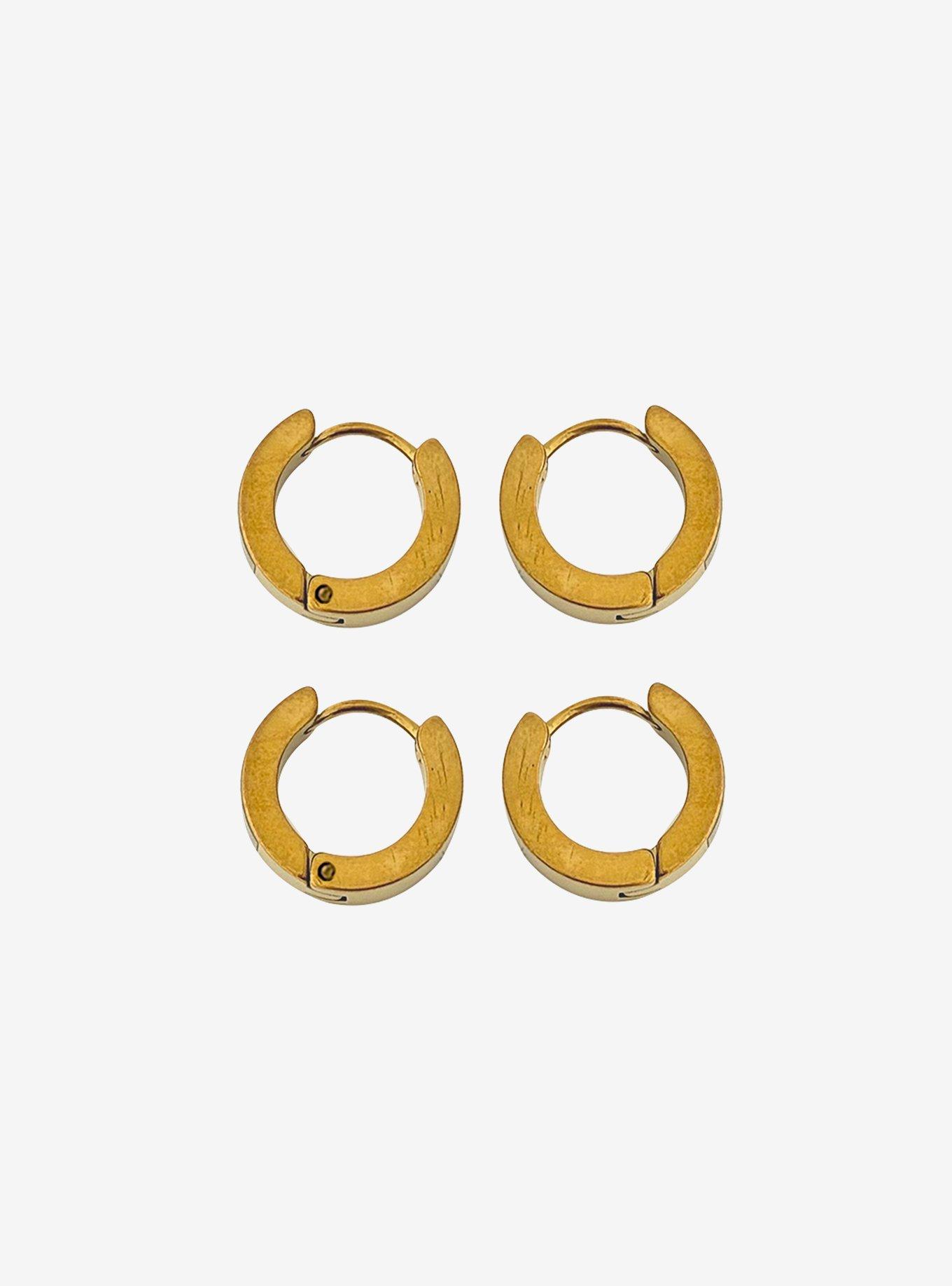 One Piece Trafalgar Law Huggie Hoop Earrings, , alternate