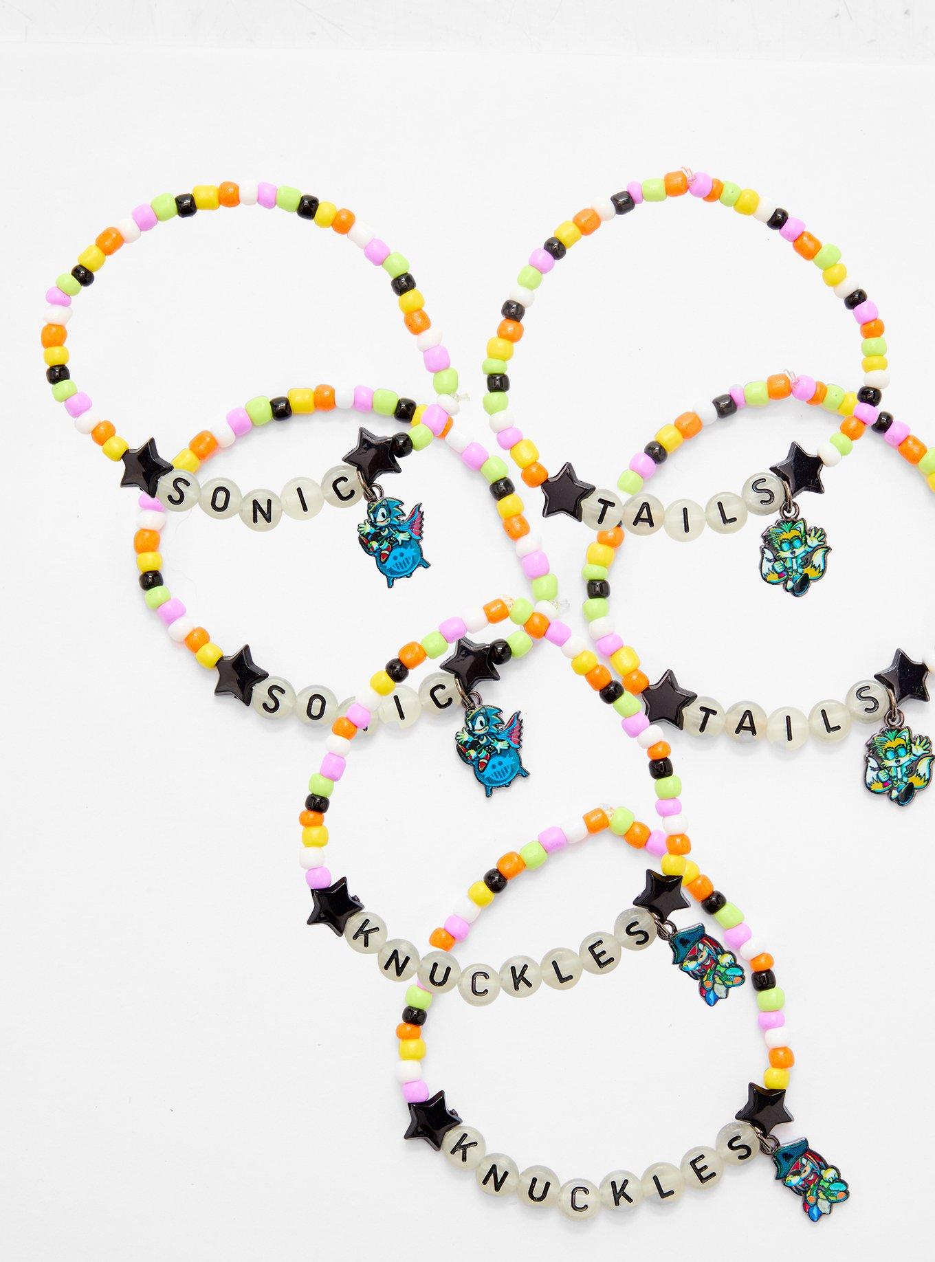 Sonic The Hedgehog Halloween Glow-In-The-Dark Bead Bracelet Set, , hi-res