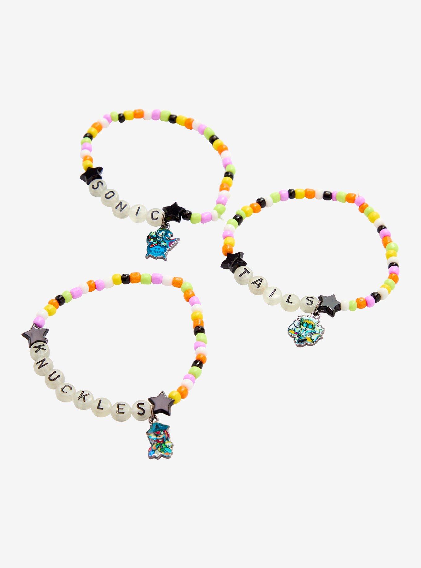 Sonic The Hedgehog Halloween Glow-In-The-Dark Bead Bracelet Set, , alternate - view 4