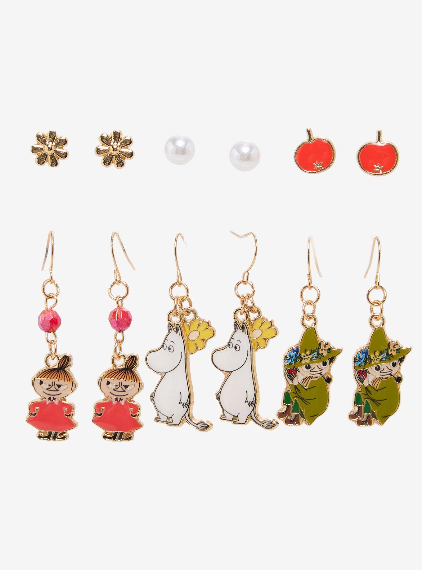 Moomin Character Flower Earring Set, , hi-res