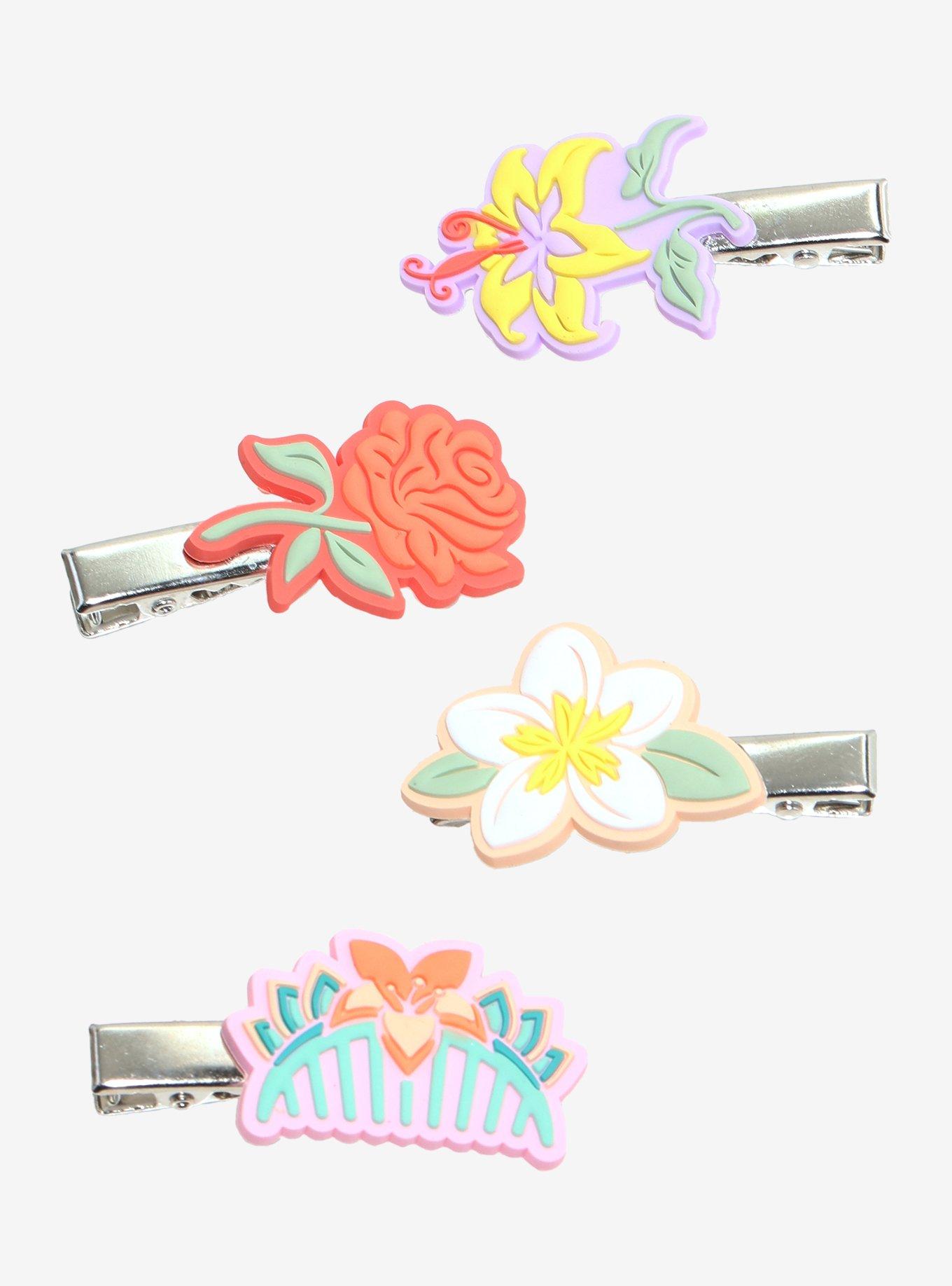 Disney Princess Flowers Hair Clip Set, , hi-res