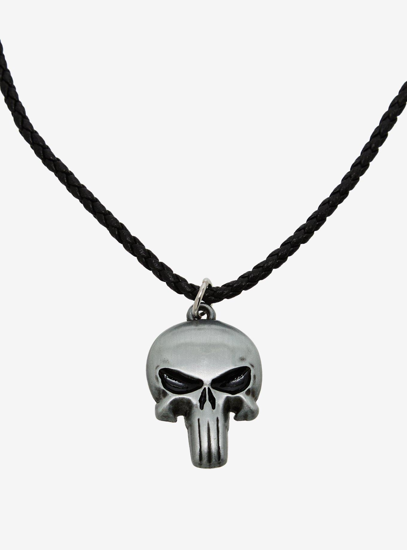 Marvel The Punisher Skull Necklace, , alternate - view 3