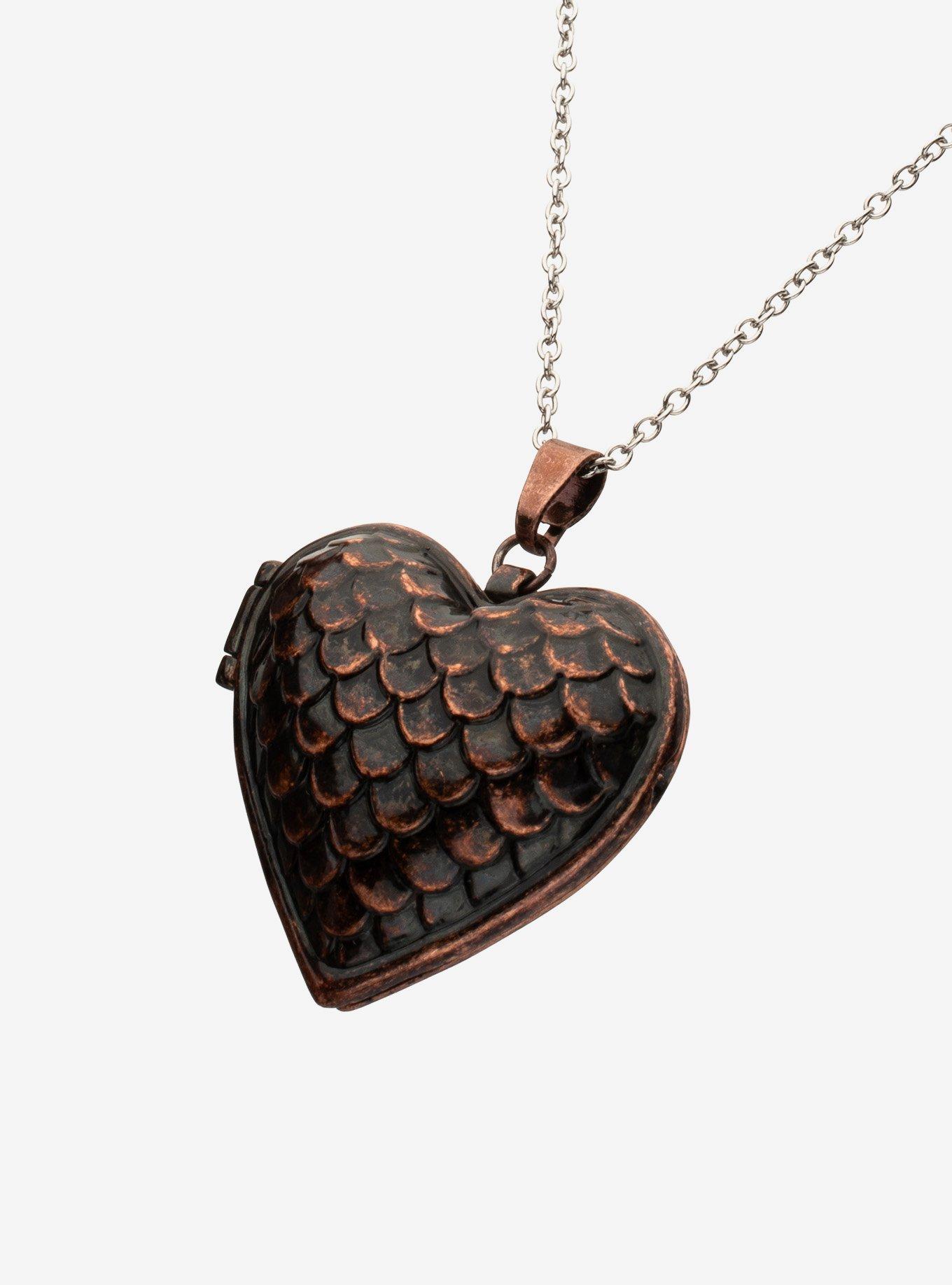 Universal Monsters Creature From The Black Lagoon Heart Locket Necklace, , hi-res