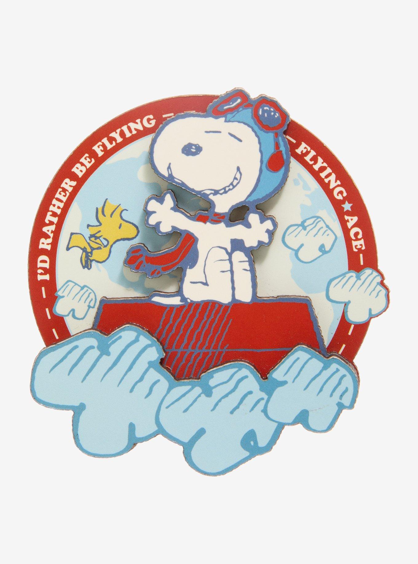 Whatever! Makes You Happy Peanuts Flying Ace Layered Magnet, , hi-res