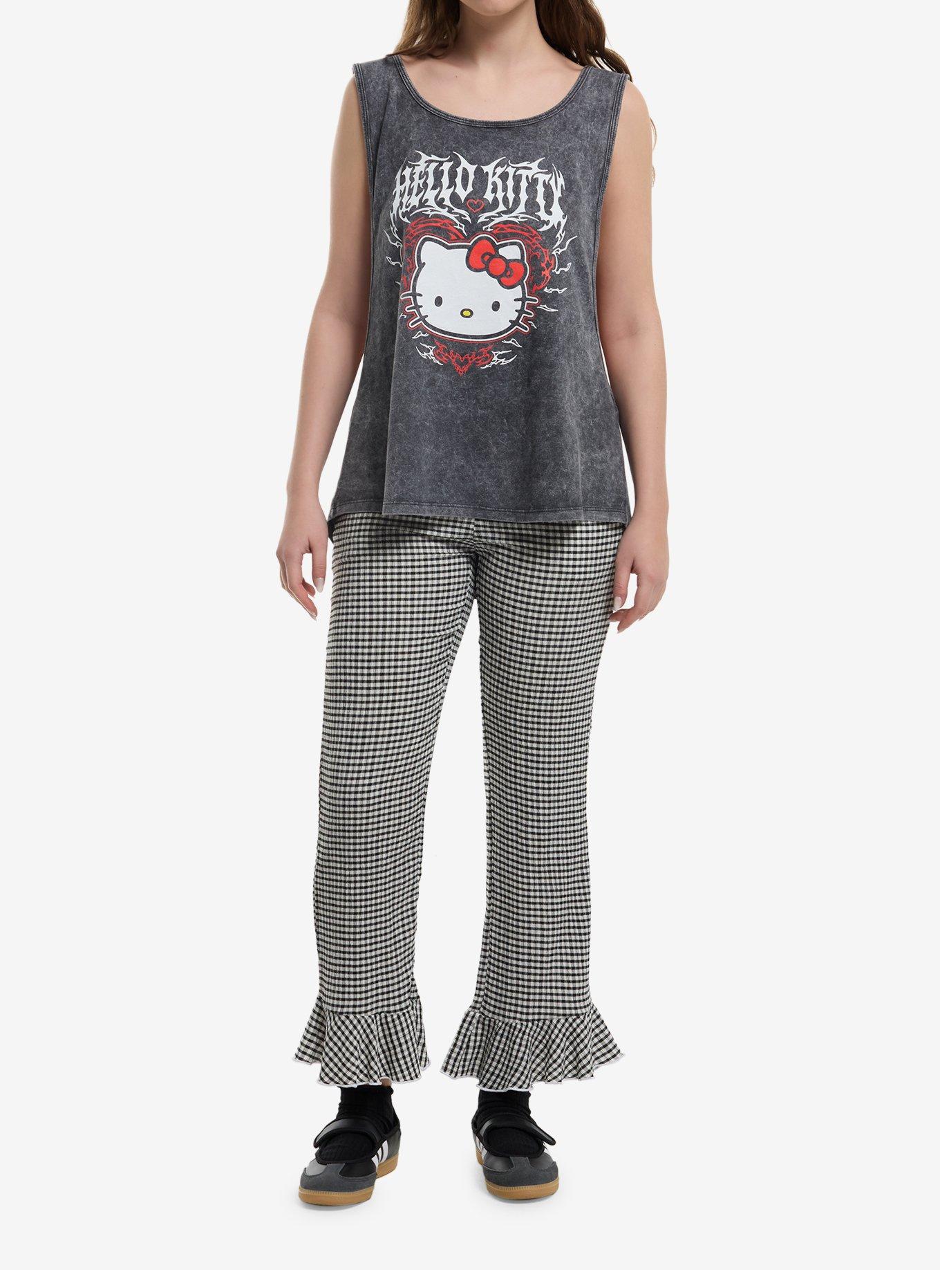 Hello Kitty Cyber Metal Girls Muscle Tank Top, , hi-res