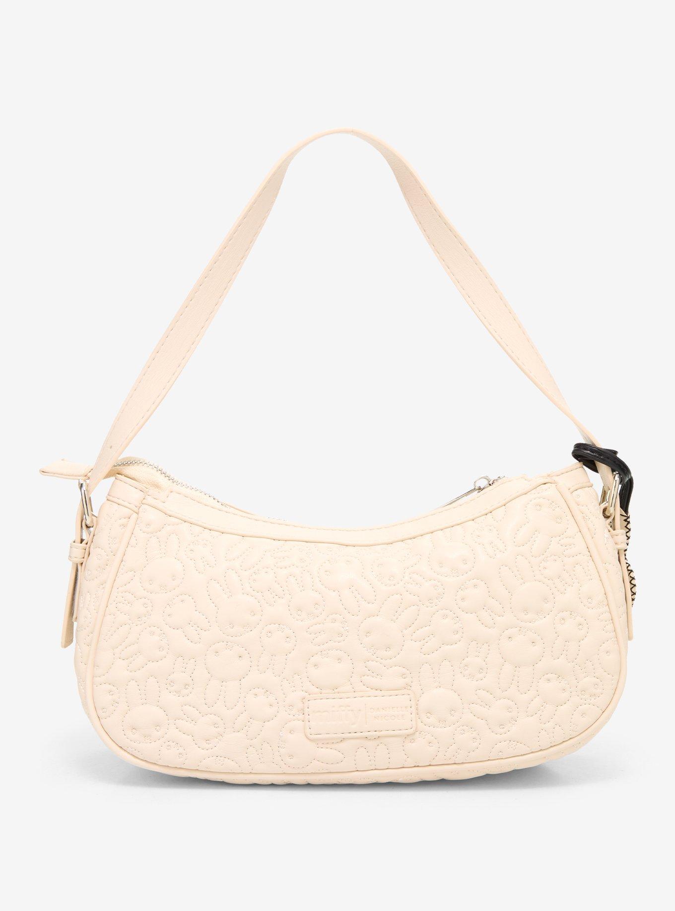 Miffy Allover Embroidered White Shoulder Bag - BoxLunch Exclusive, , alternate