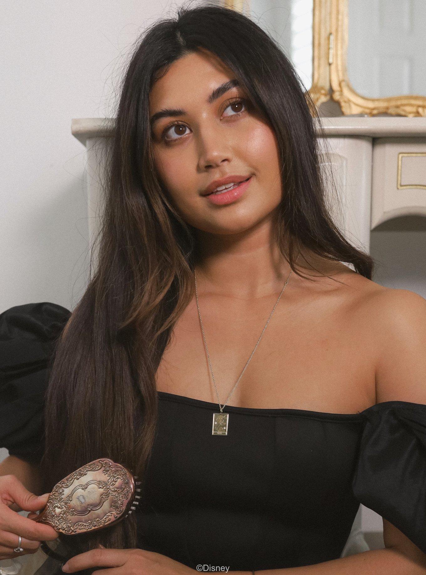 Disney x RockLove The Little Mermaid Ariel Tablet Gold Plated Necklace, , hi-res