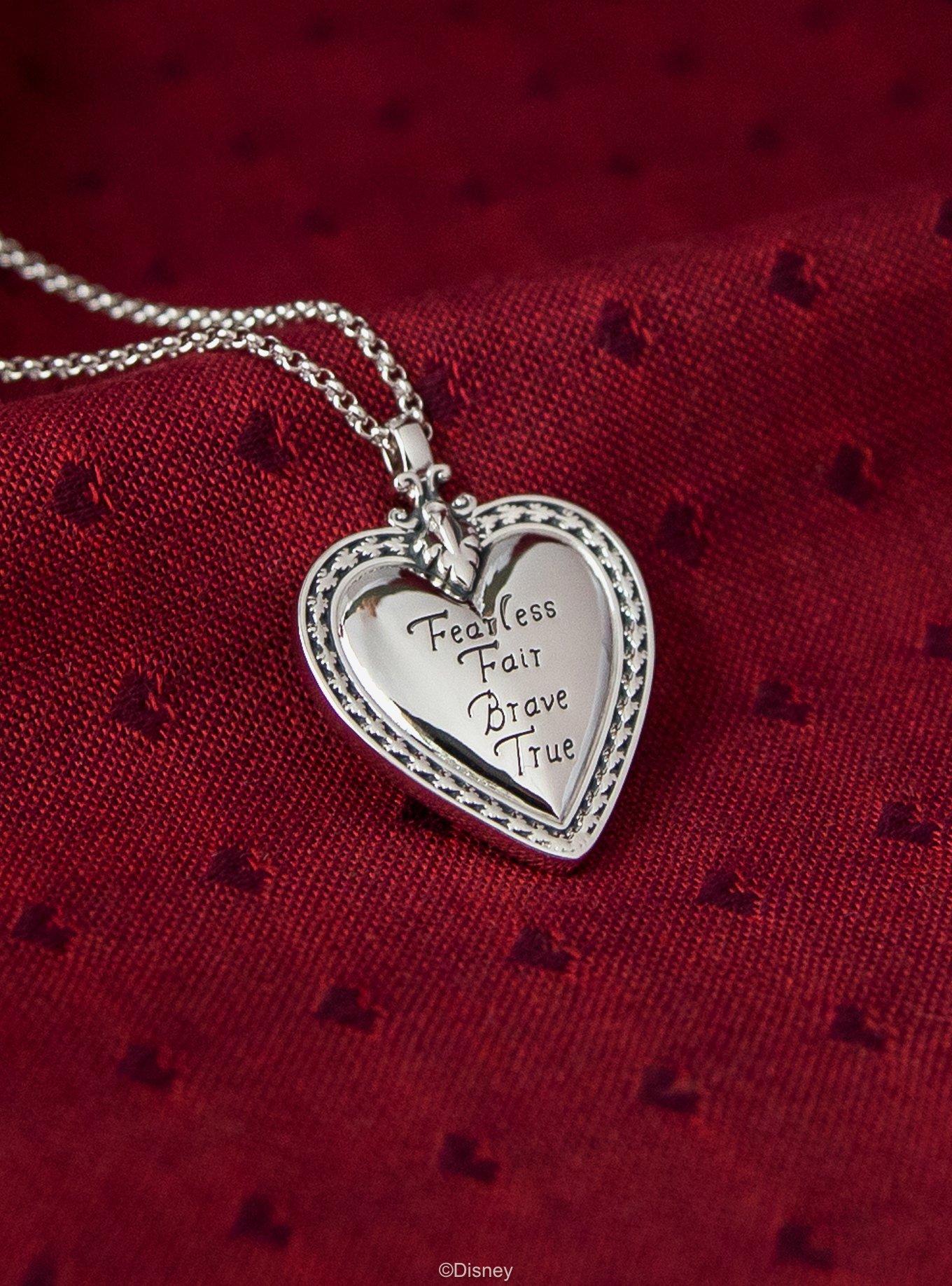 Disney x RockLove Disney Snow White 2025 Heart Necklace, , hi-res