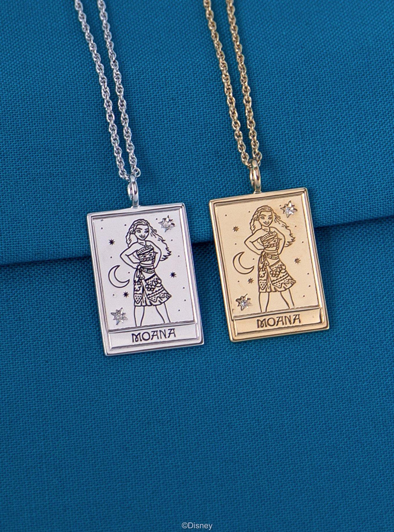 Disney x RockLove Moana Tablet Gold Plated Necklace, , hi-res