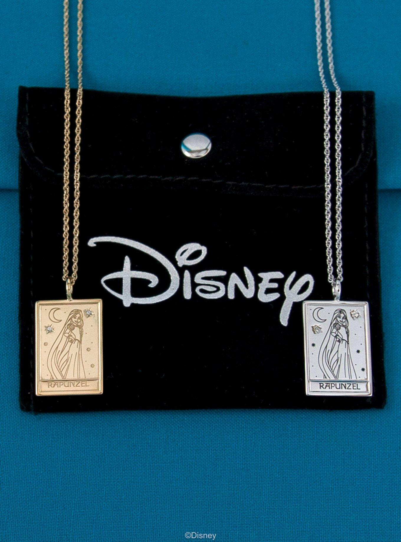 Disney x RockLove Tangled Rapunzel Tablet Gold Plated Necklace, , hi-res
