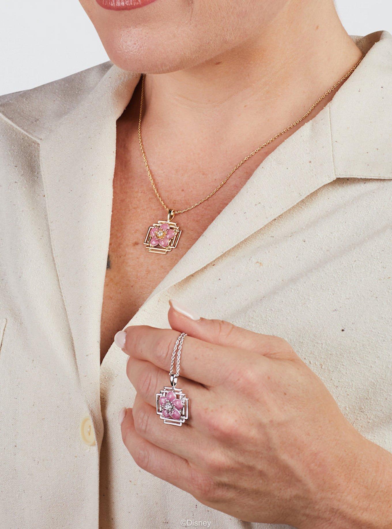 Disney x RockLove Mulan Keepsake Gold Plated Necklace, , hi-res