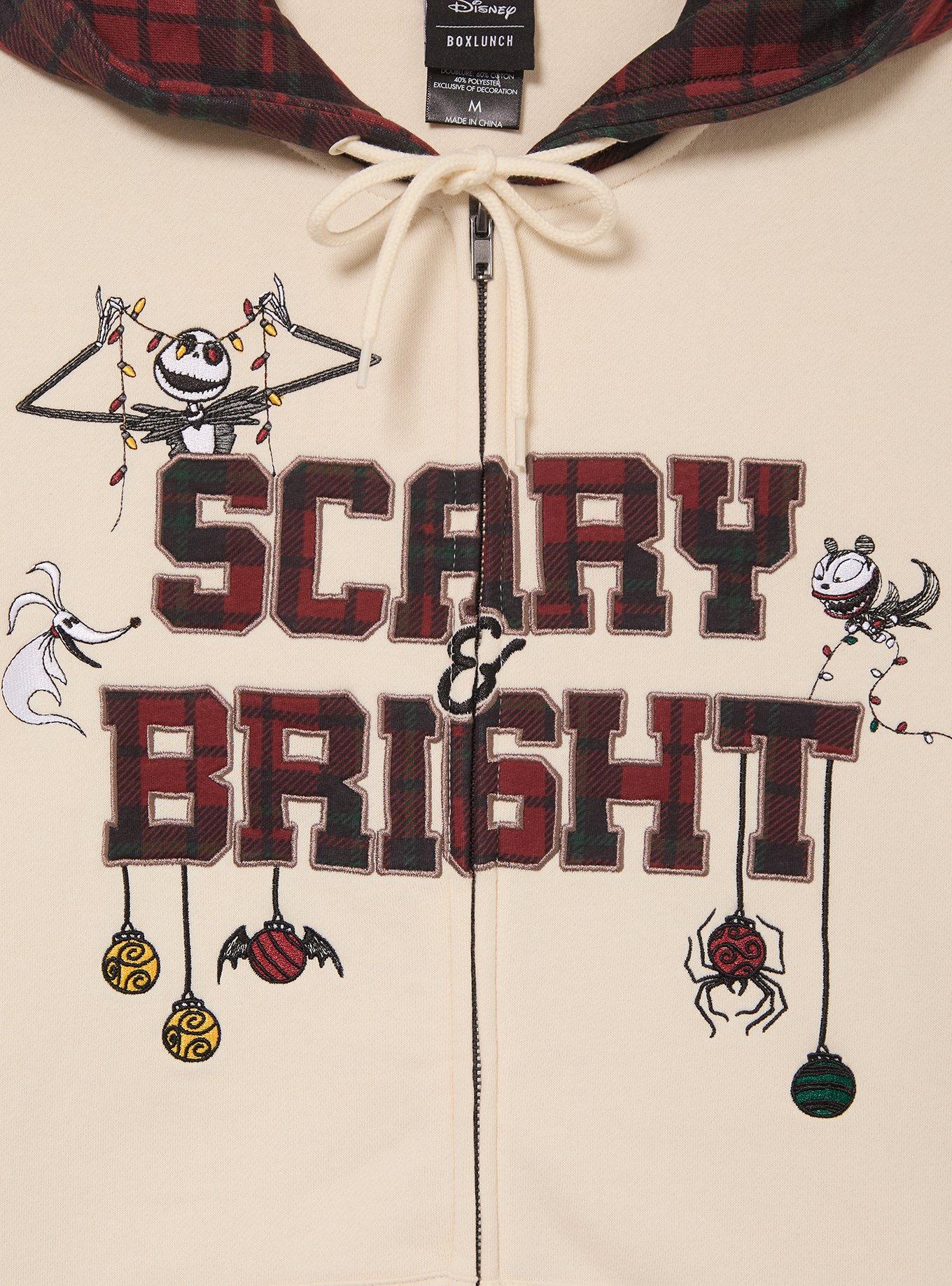 Disney The Nightmare Before Christmas Scary & Bright Zippered Hoodie - BoxLunch Exclusive