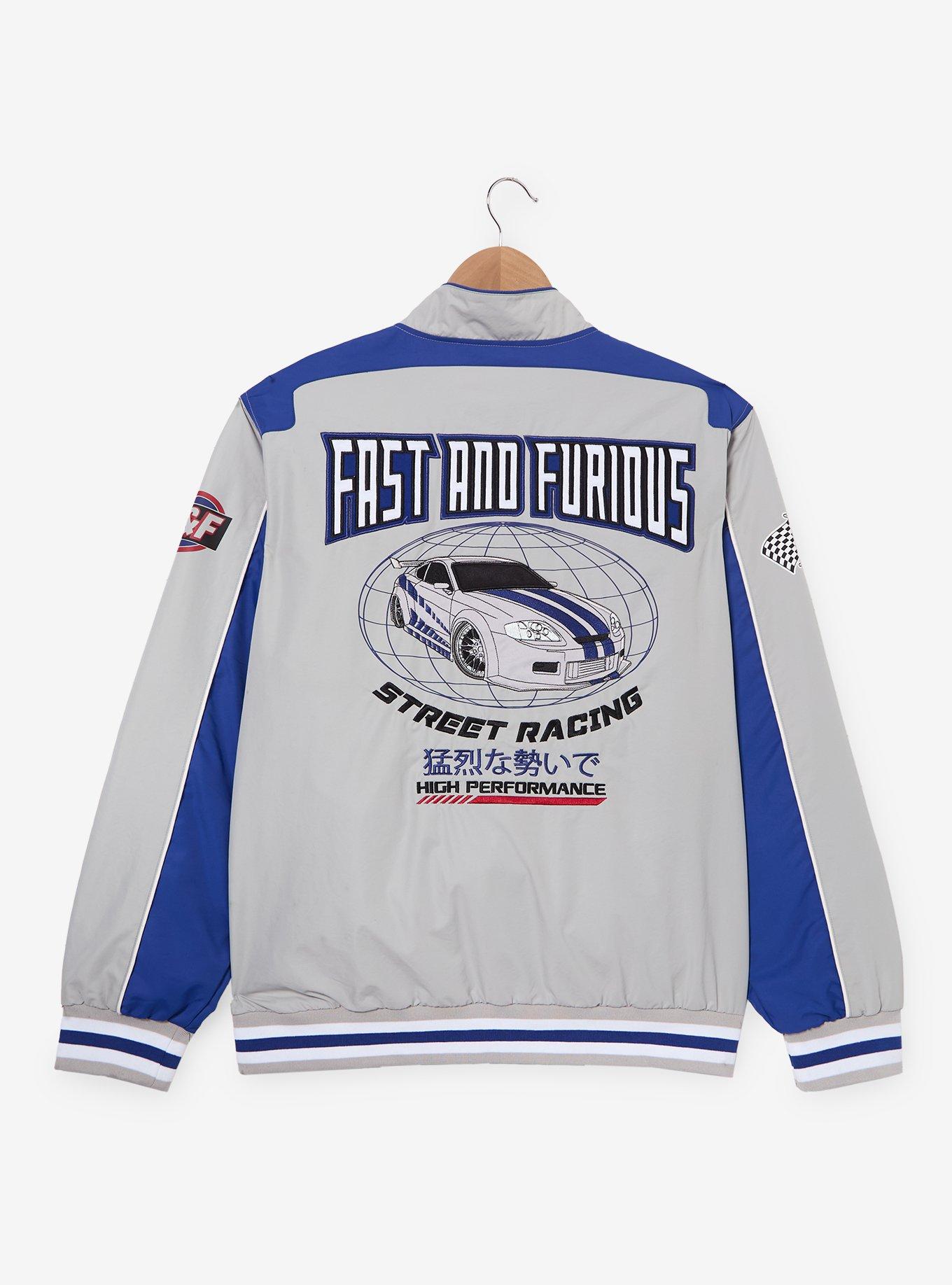 Fast & Furious Street Racing Jacket - BoxLunch Exclusive, GREY, alternate - view 4