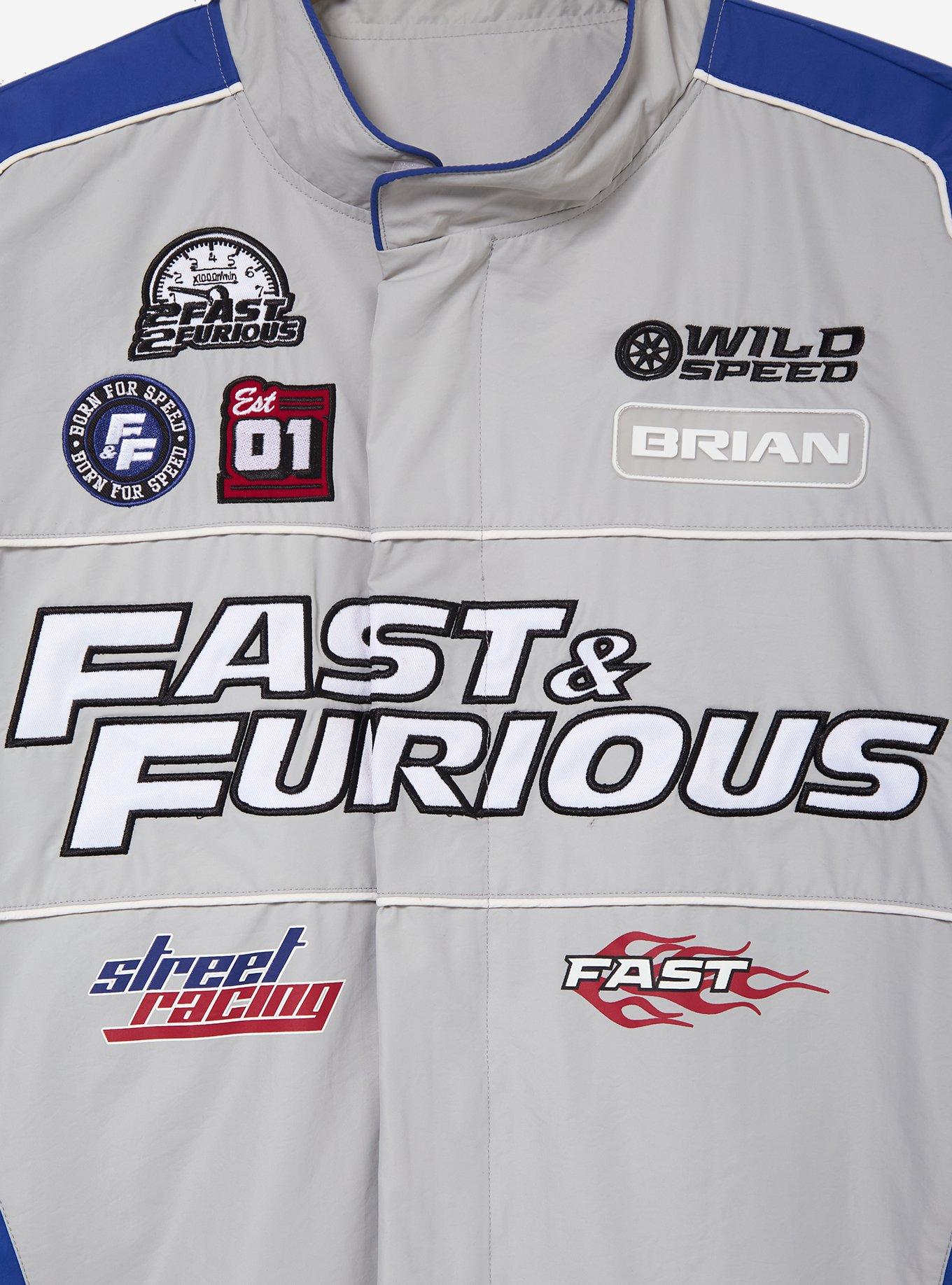 Fast & Furious Street Racing Jacket - BoxLunch Exclusive, GREY, alternate - view 5