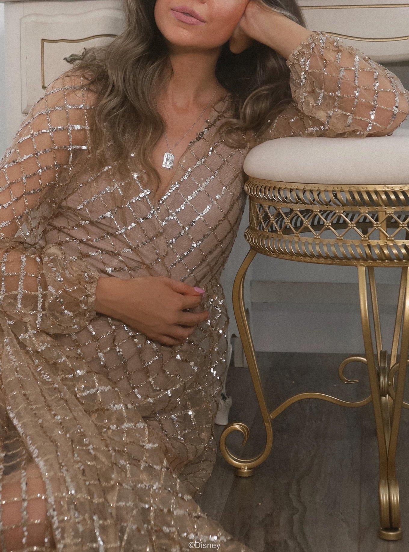 Disney x RockLove The Princess And The Frog Tiana Tablet Sterling Silver Necklace, , hi-res