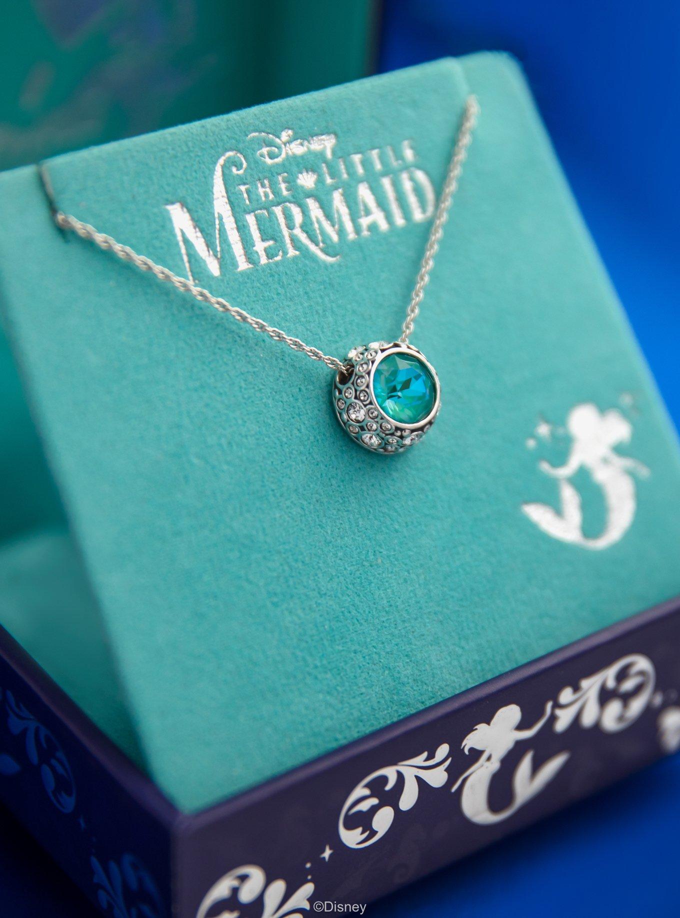 Disney x RockLove The Little Mermaid Bubble Solitaire Necklace, , alternate
