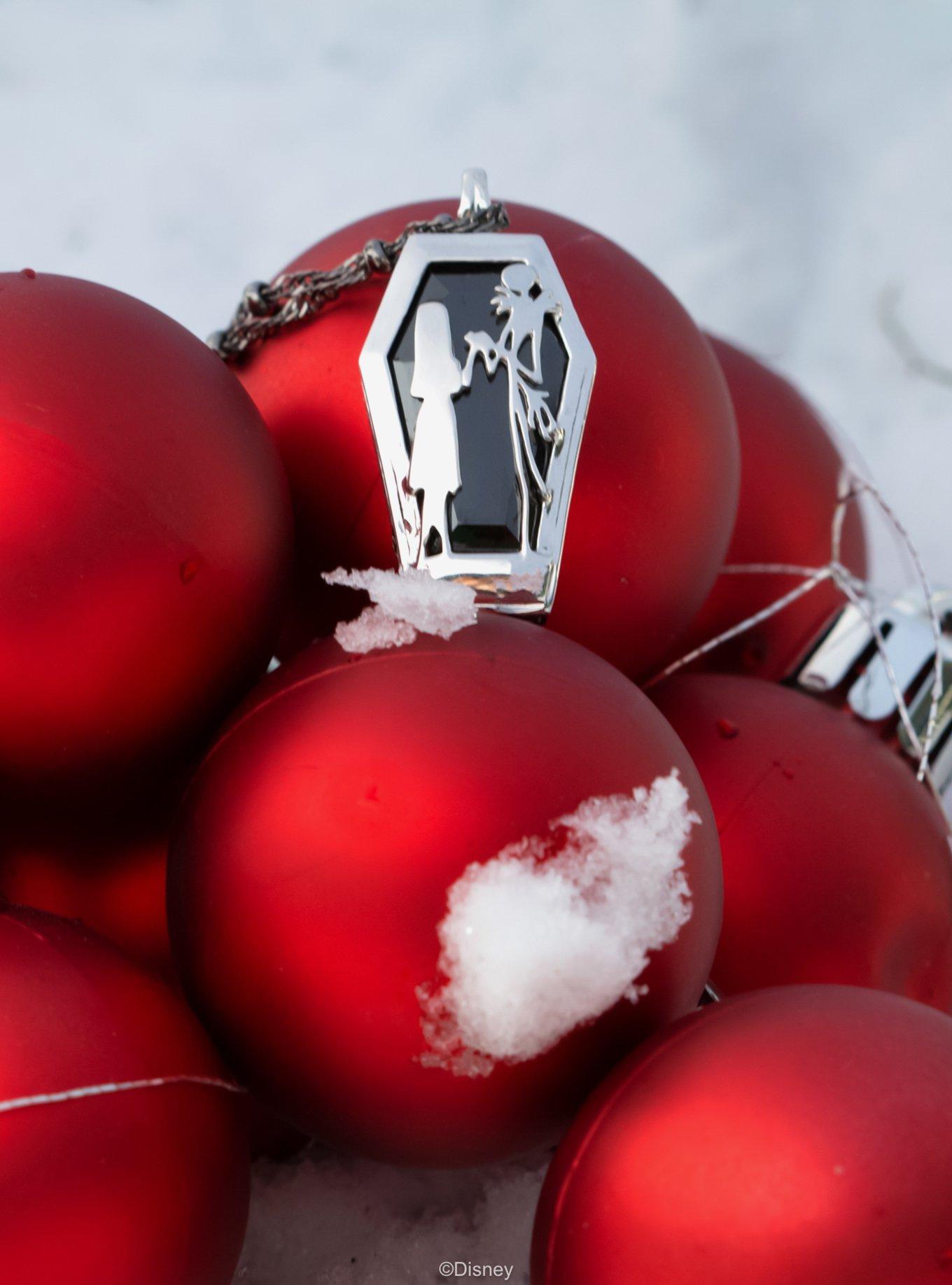 Disney x RockLove The Nightmare Before Christmas Jack & Sally Necklace, , hi-res