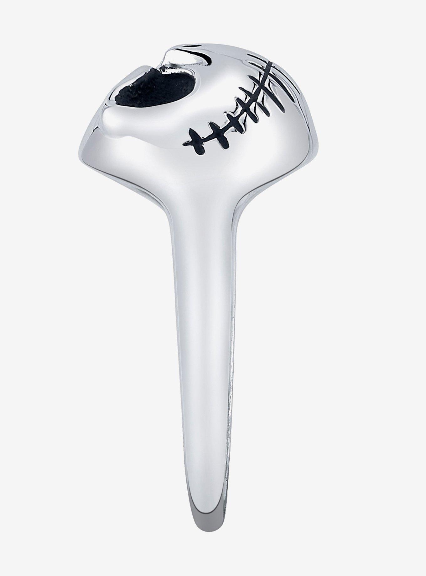 Disney x RockLove The Nightmare Before Christmas Jack Skellington Ring, SILVER, alternate