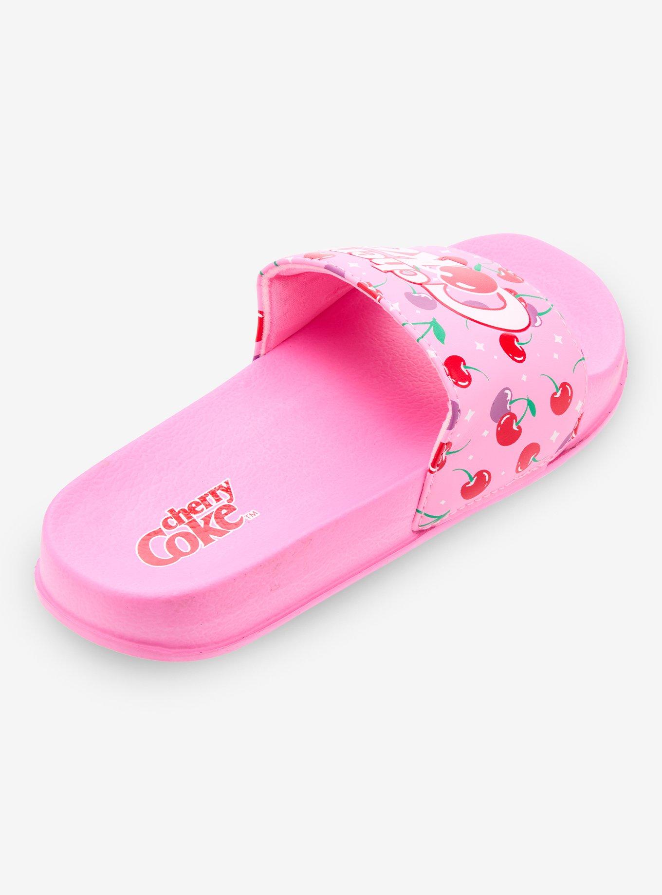 Coca-Cola Cherry Coke Slides, PINK, alternate