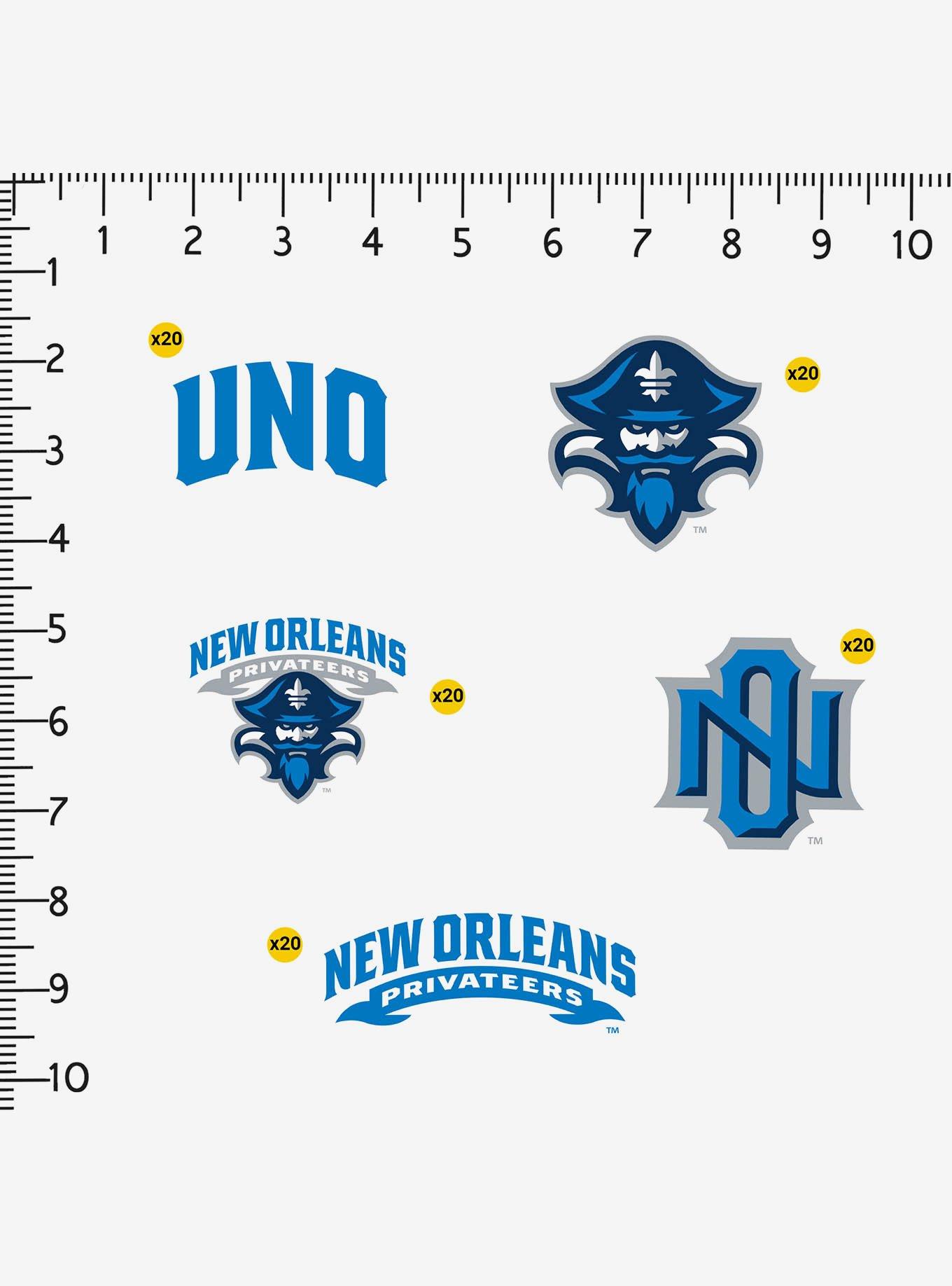 University of New Orleans Miscellaneous 100ct Sticker Pack, , alternate