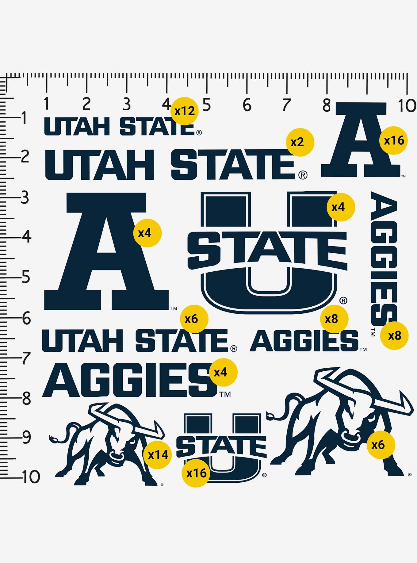 Utah State University Miscellaneous 100ct Sticker Pack, , alternate
