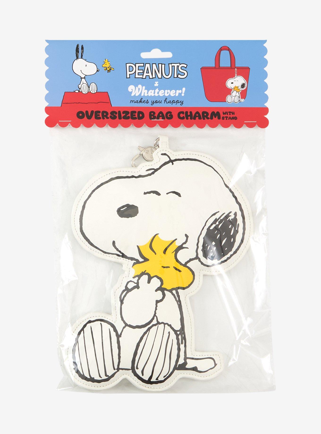 Whatever! Makes You Happy Peanuts Snoopy & Woodstock Jumbo Bag Charm, , hi-res