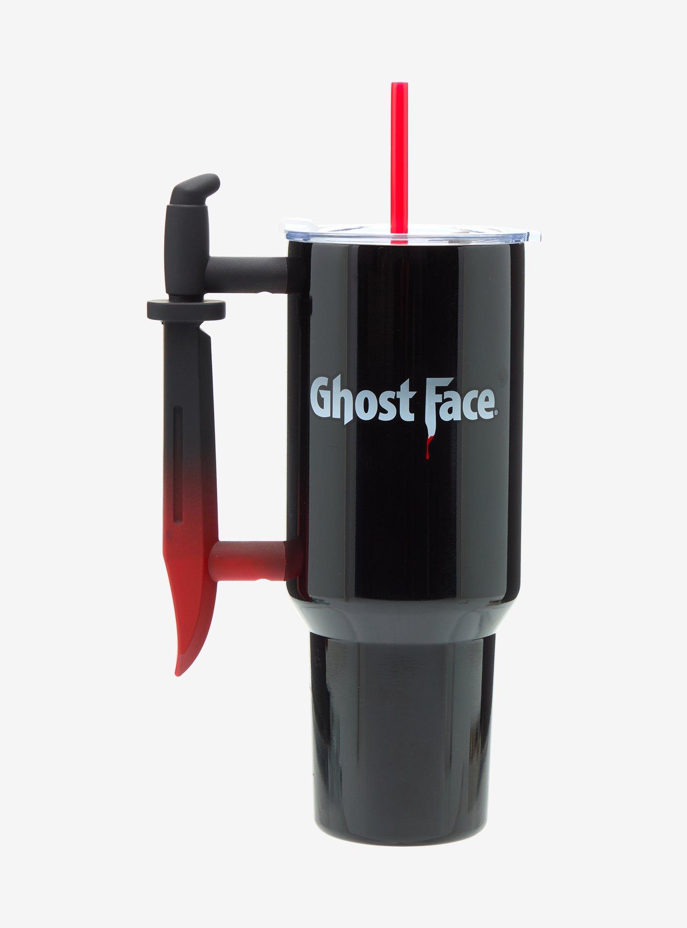 Ghost Face Knife Handle Straw Tumbler, , alternate