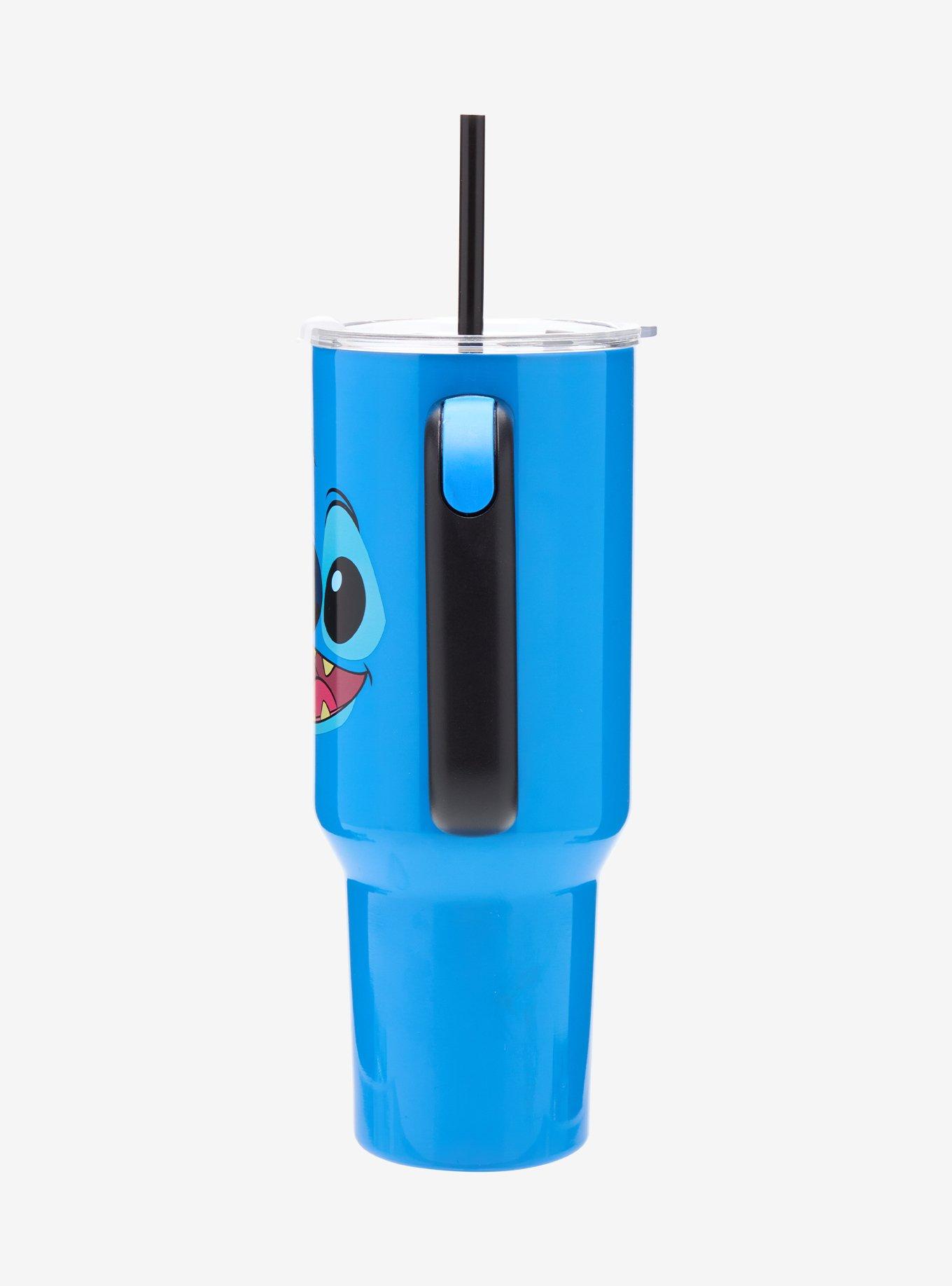Disney Lilo & Stitch Stitch Face Straw Tumbler with Handle, , alternate