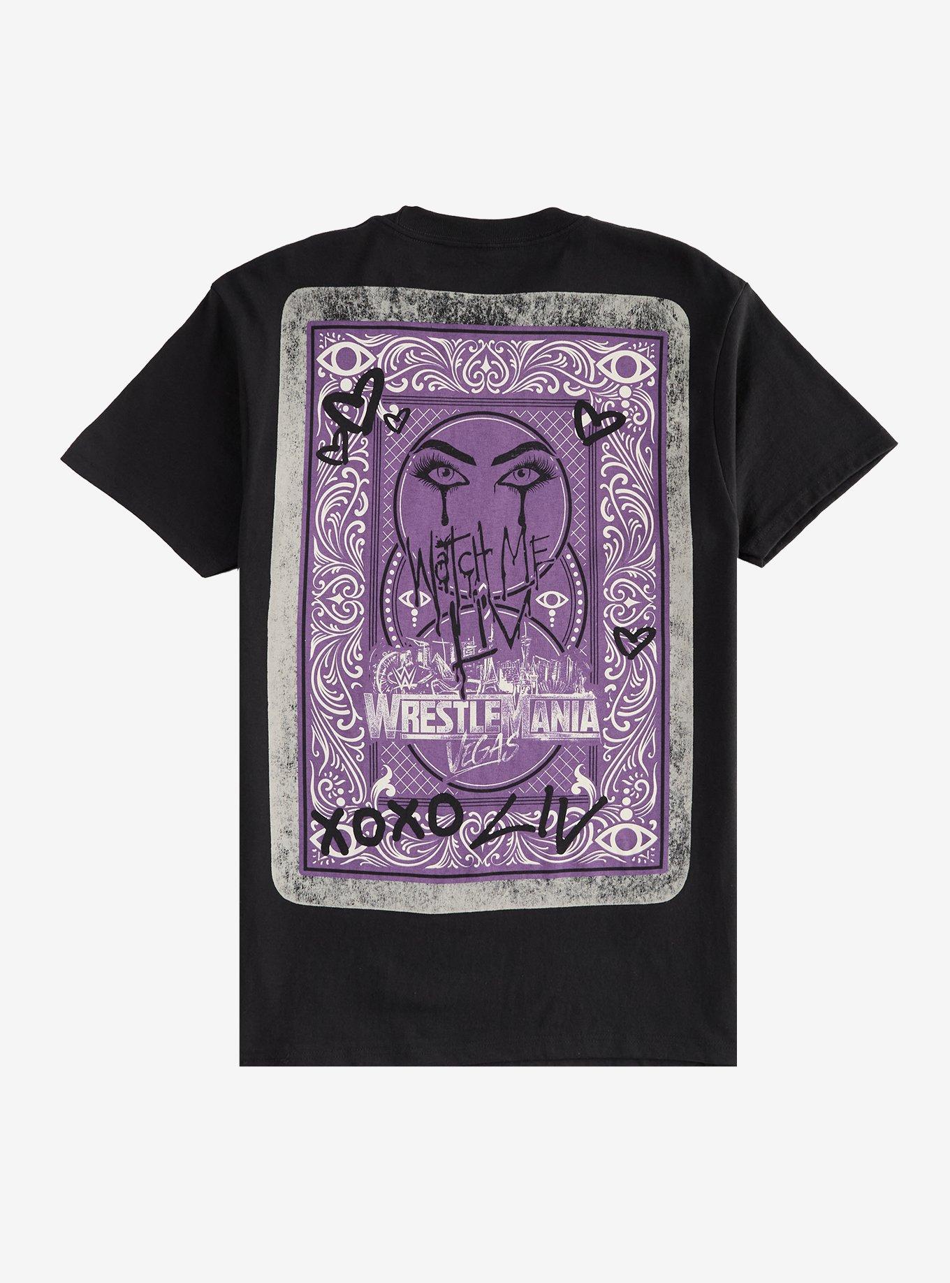 WWE Liv Morgan WrestleMania Card T-Shirt, , hi-res