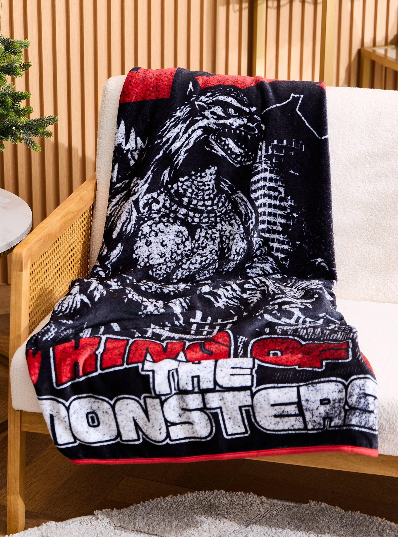Godzilla King of the Monsters Fleece Throw - BoxLunch Exclusive, , alternate - view 3