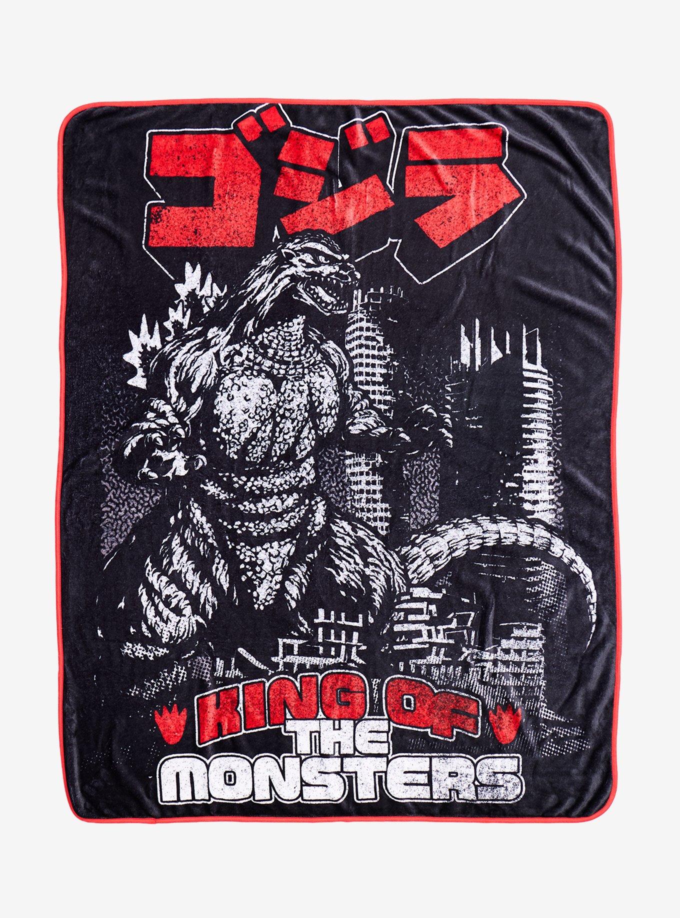 Godzilla King of the Monsters Fleece Throw - BoxLunch Exclusive, , alternate - view 4