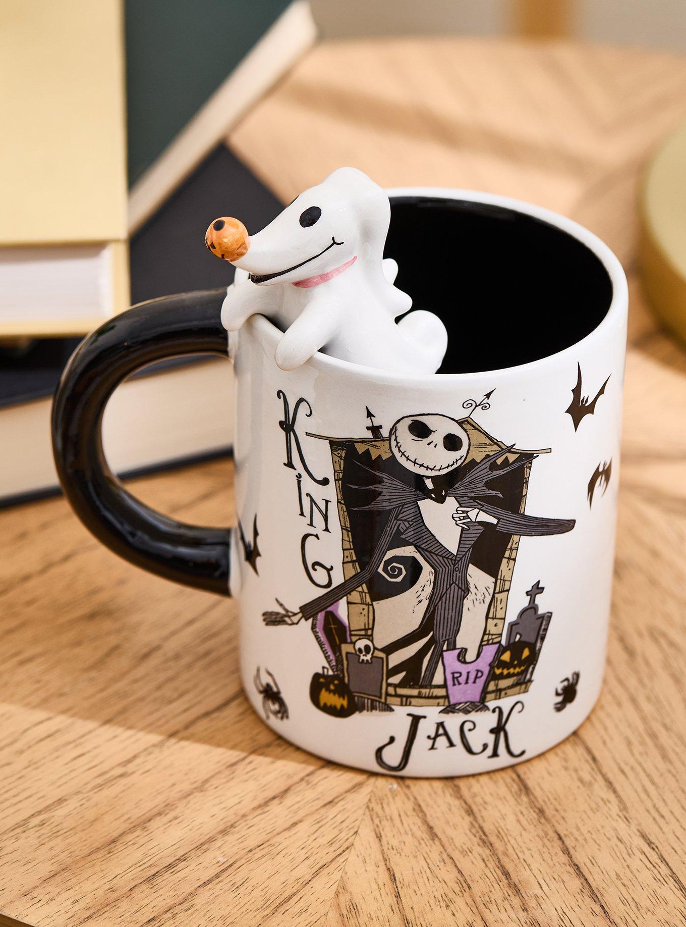 Disney The Nightmare Before Christmas King Jack Skellington & Zero Peeker Mug, , alternate - view 3