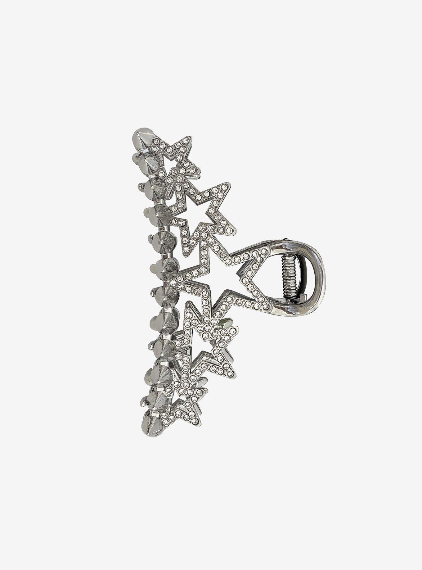 Social Collision Bling Star Spike Claw Hair Clip, , hi-res