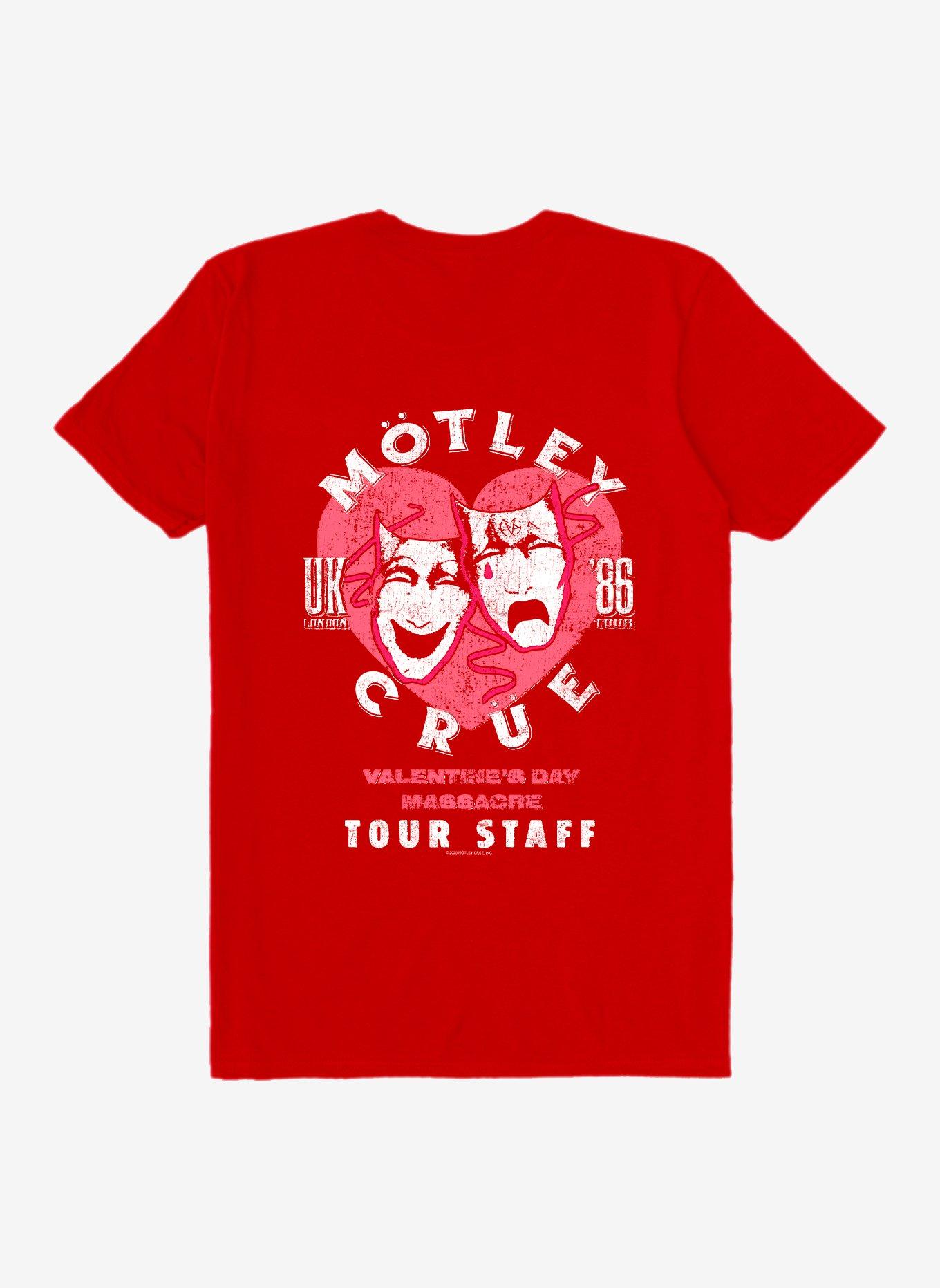Motley Crue Valentine's Day Massacre Tour Staff T-Shirt, , hi-res