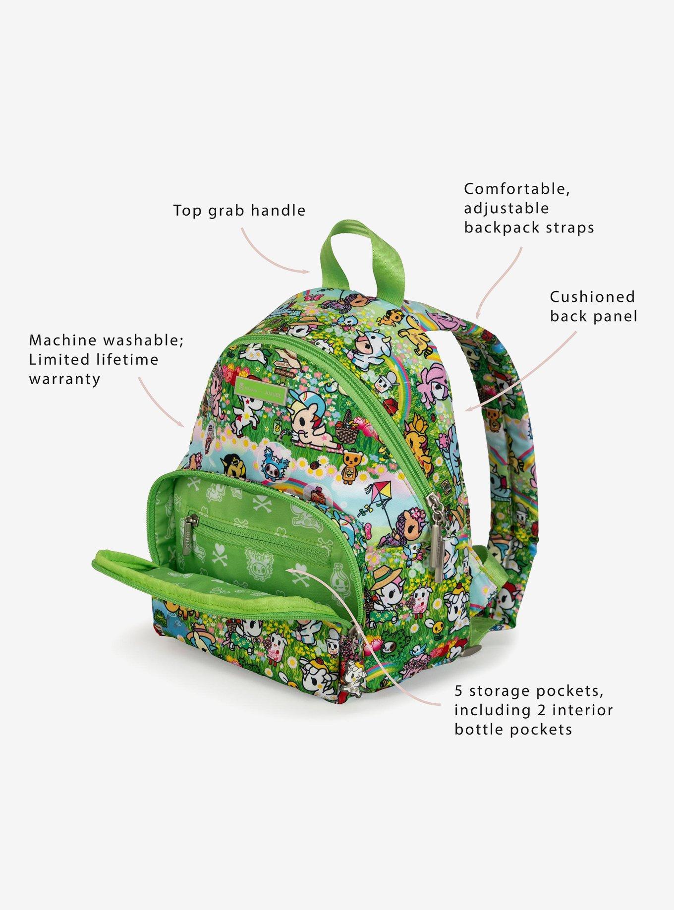 JuJuBe x Tokidoki Meadow Blooms Everyday Mini Backpack