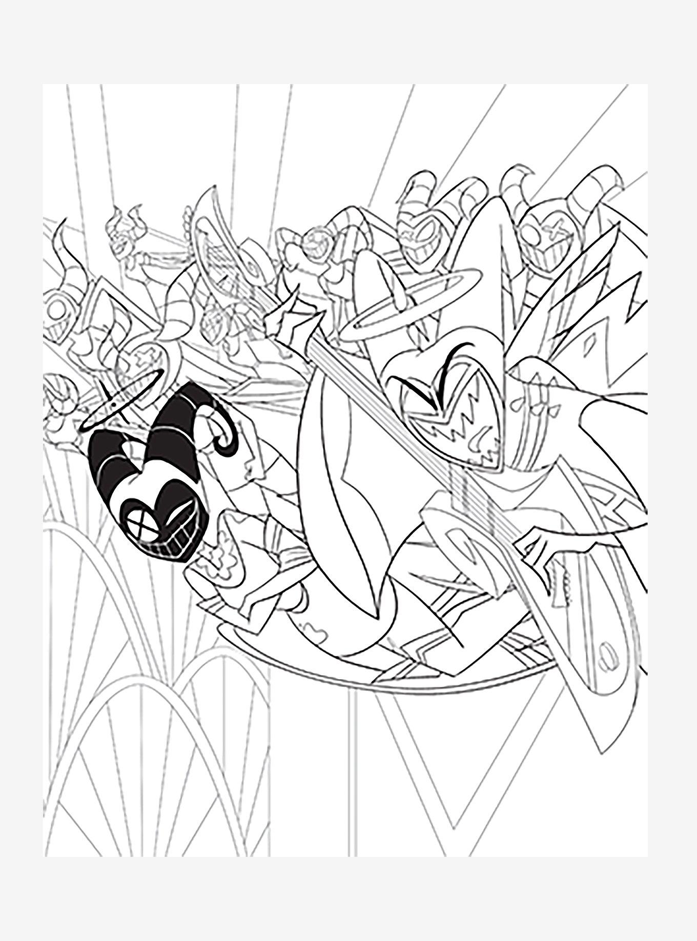 Hazbin Hotel: The Official Coloring Book, , alternate - view 4