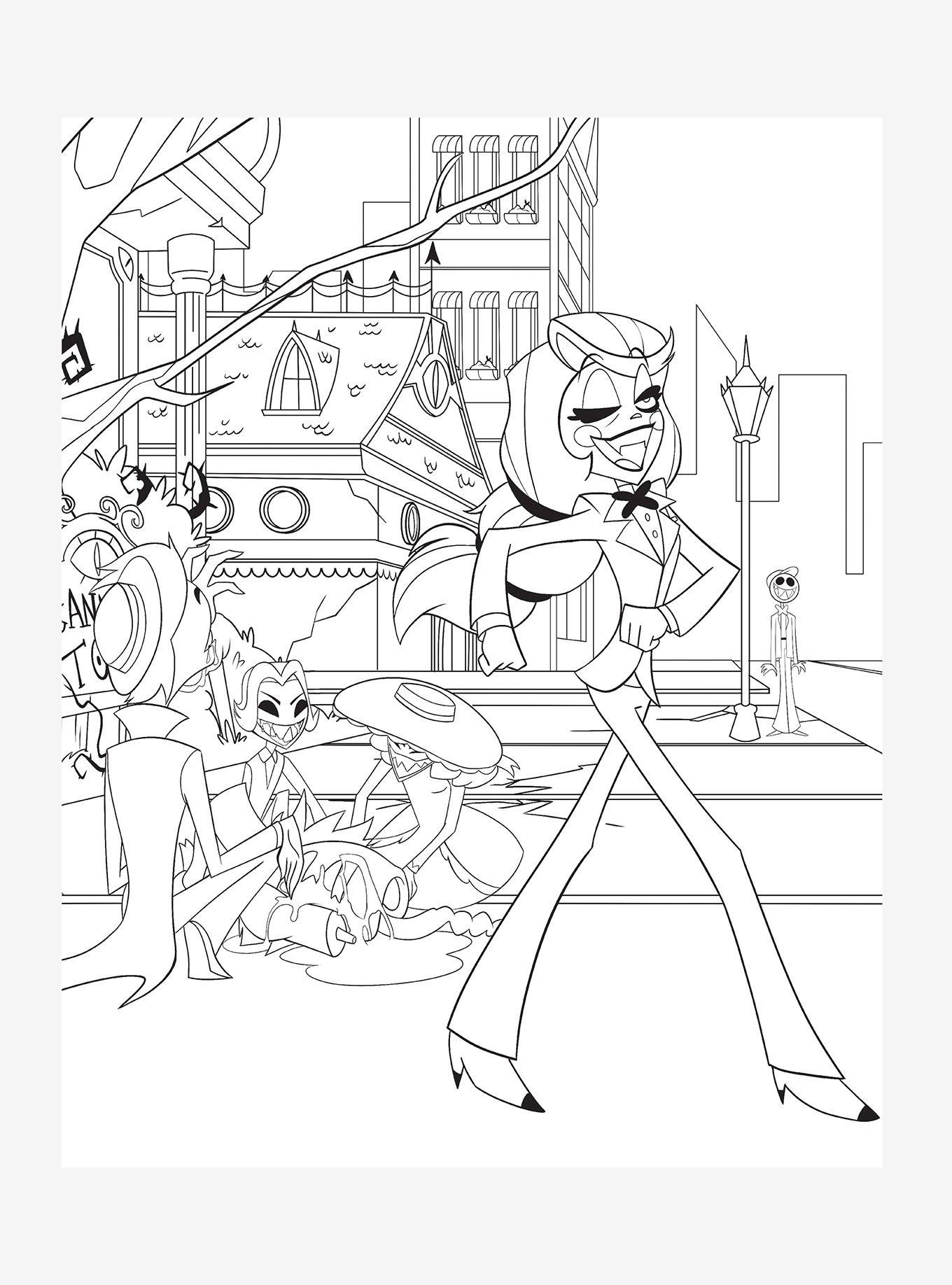 Hazbin Hotel: The Official Coloring Book, , alternate - view 5