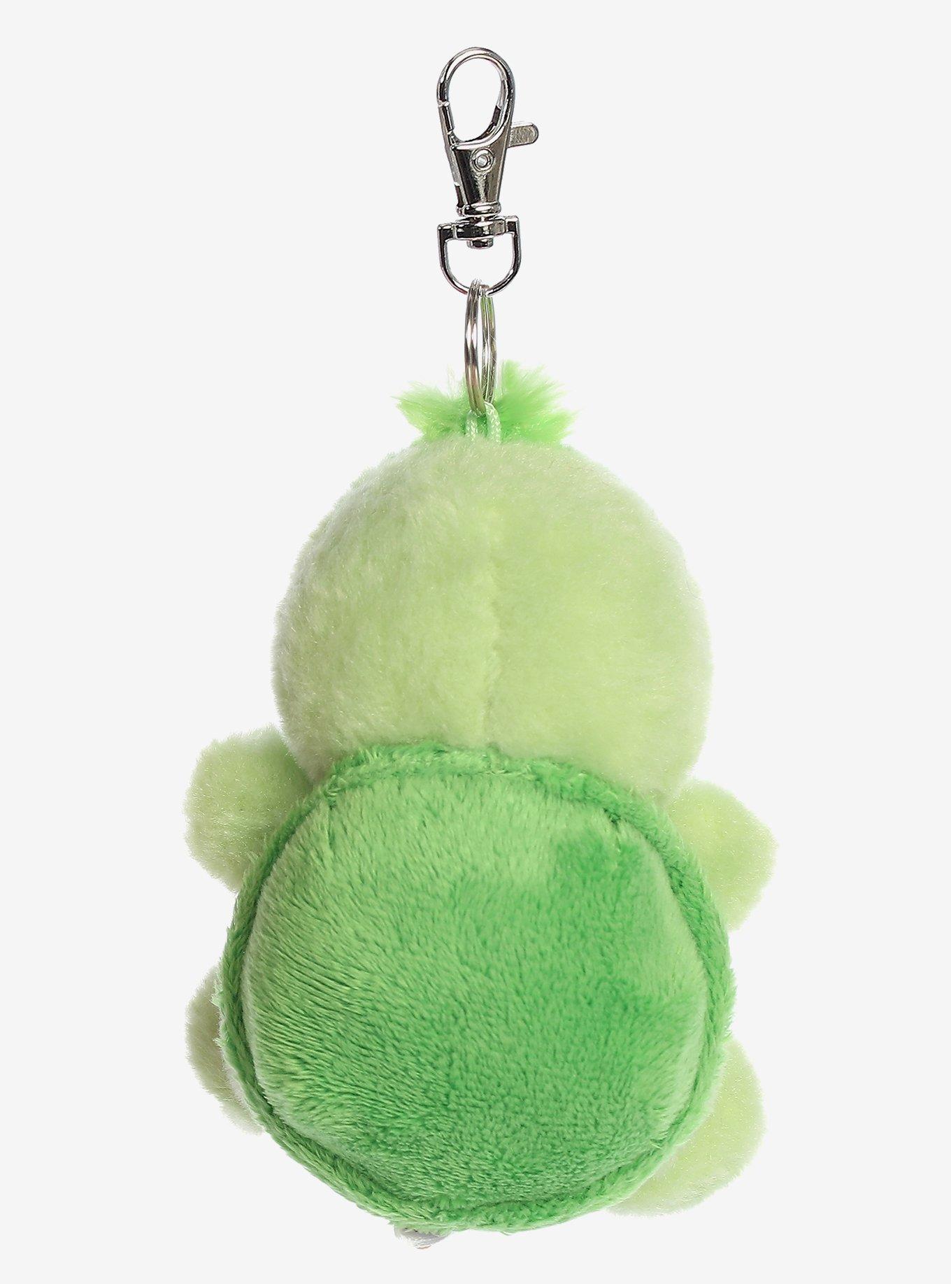 Aurora Palm Pals Tiny Turtle Plush Bag Clip, , hi-res