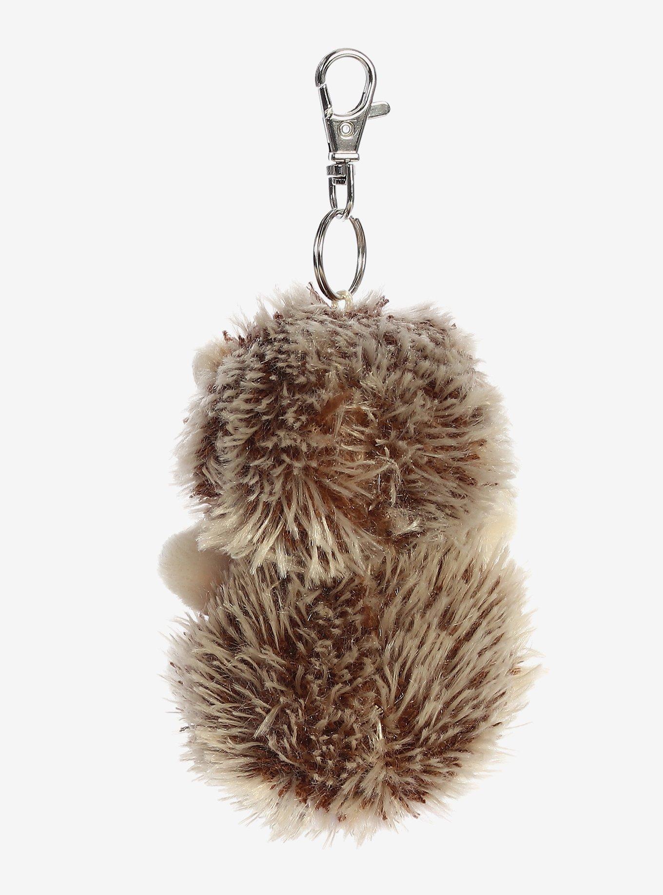 Aurora Palm Pals Hedgie Hedgehog Plush Bag Clip, , hi-res