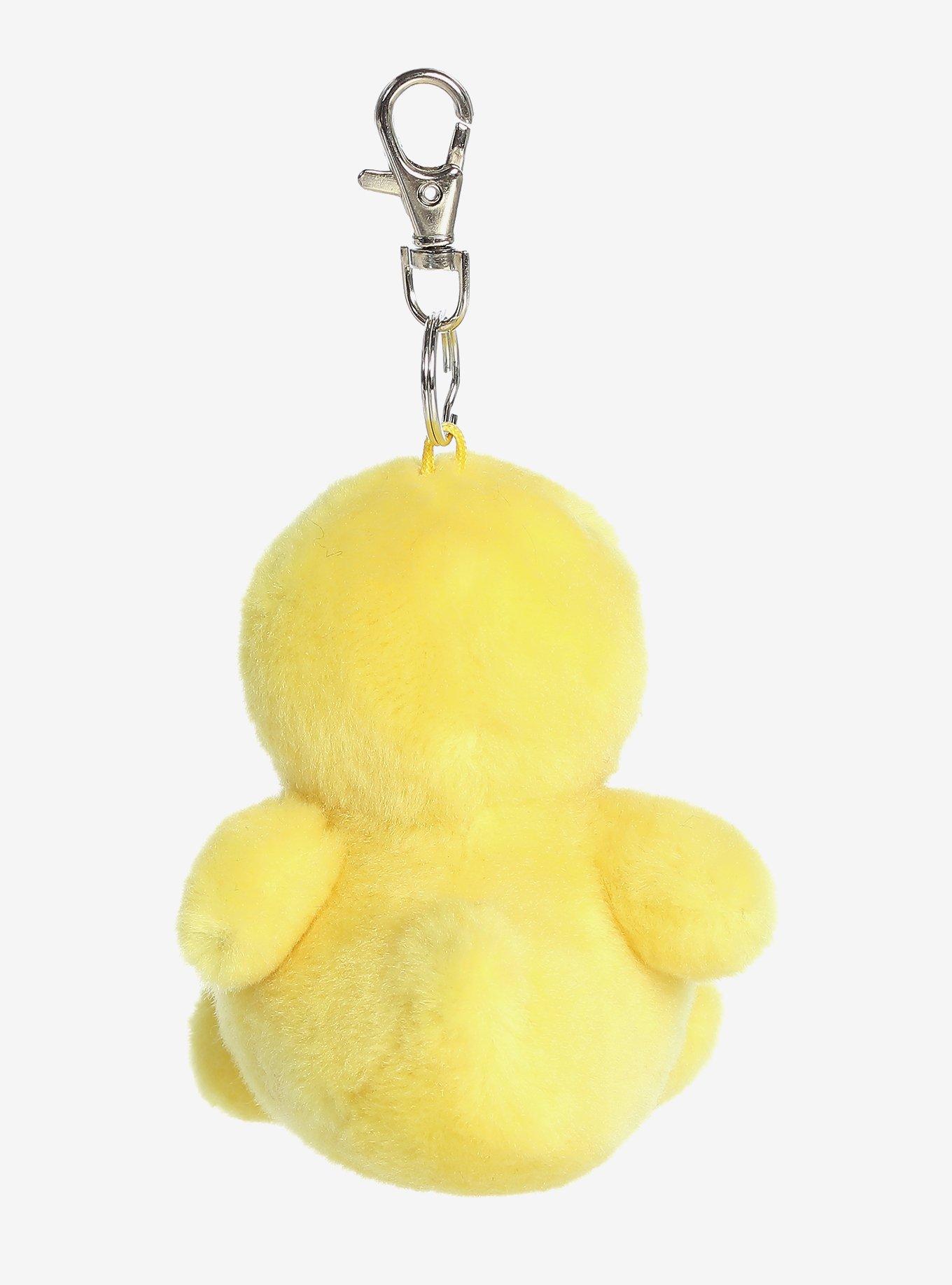 Aurora Palm Pals Tubby Rubber Ducky Plush Bag Clip, , hi-res